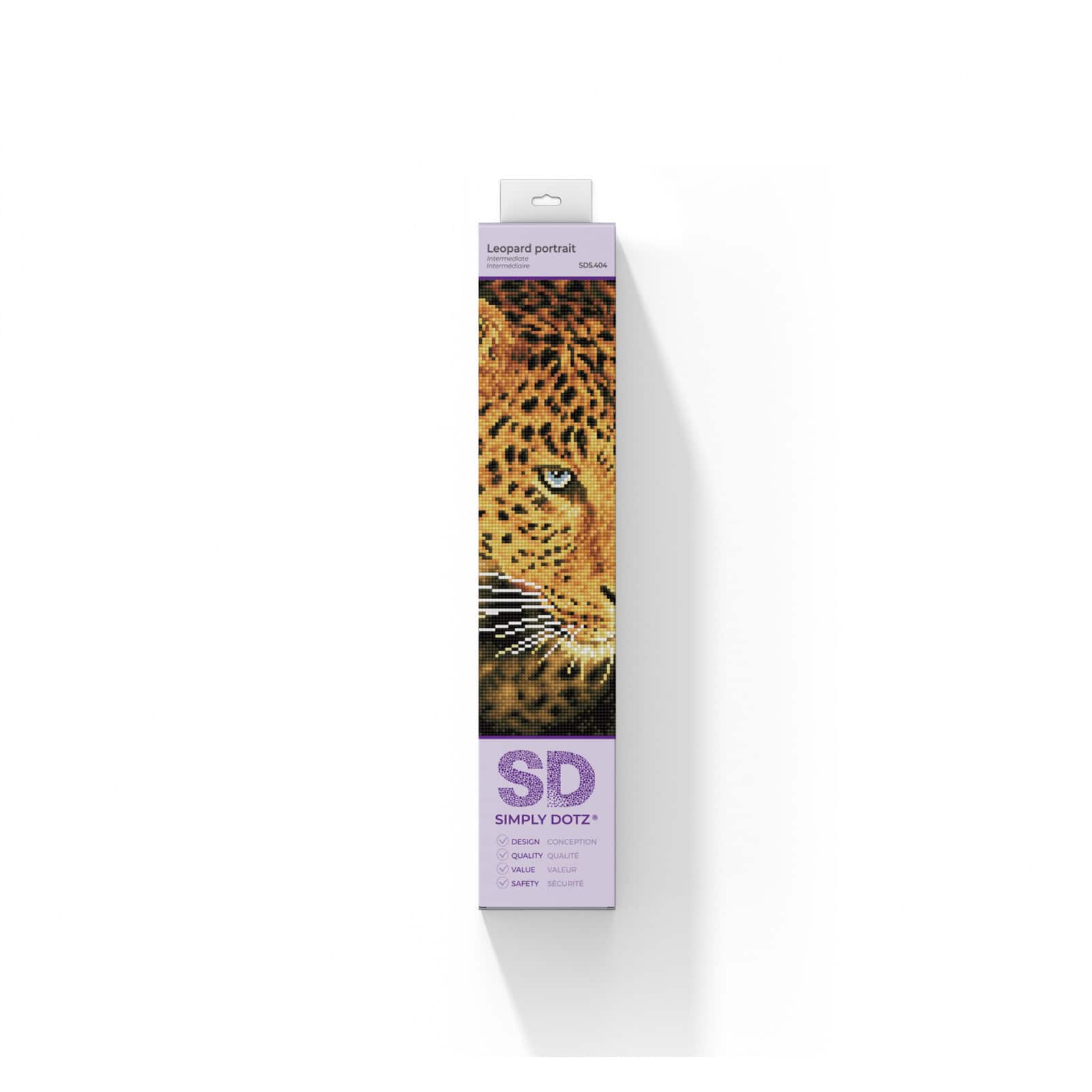 Diamond Dotz® Leopard Portrait Diamond Painting Kit