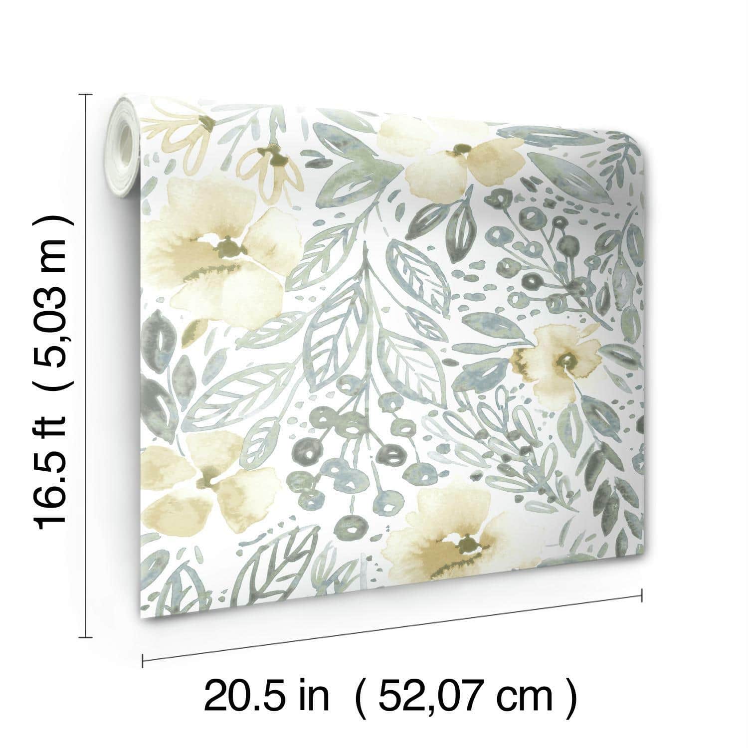 RoomMates Clara Jean April Showers Peel & Stick Wallpaper