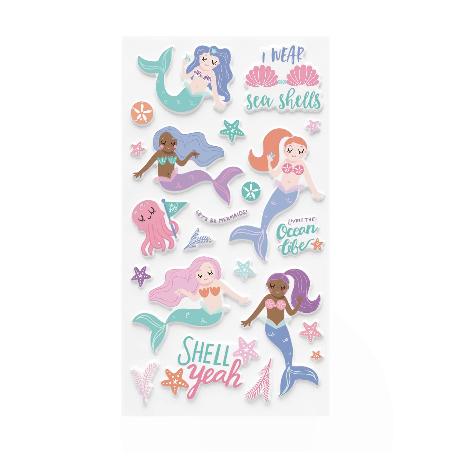 Mermaids Puffy Stickers by Recollections™