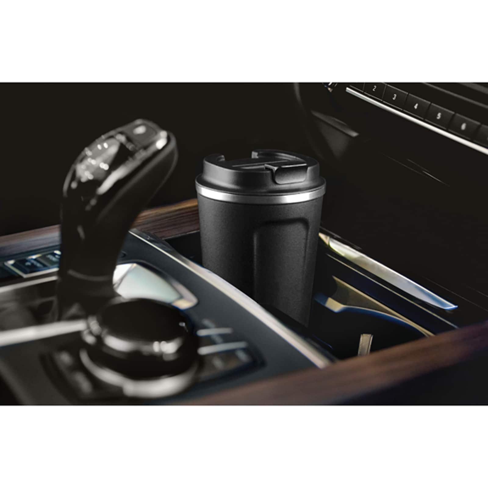 Asobu® 13oz. Black Compact Café Insulated Travel Mug