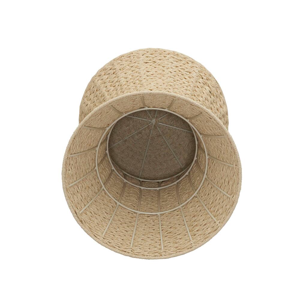 Household Essentials 21" Woven Paper Rope Hourglass End Table
