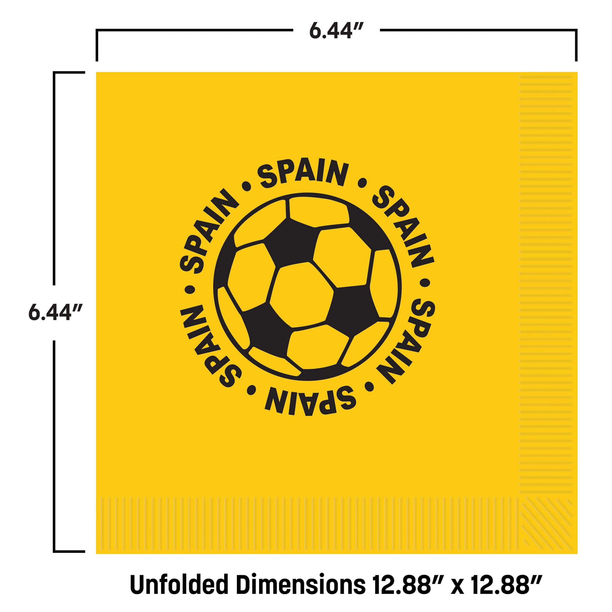 Spain Soccer Luncheon Napkins, 32ct.