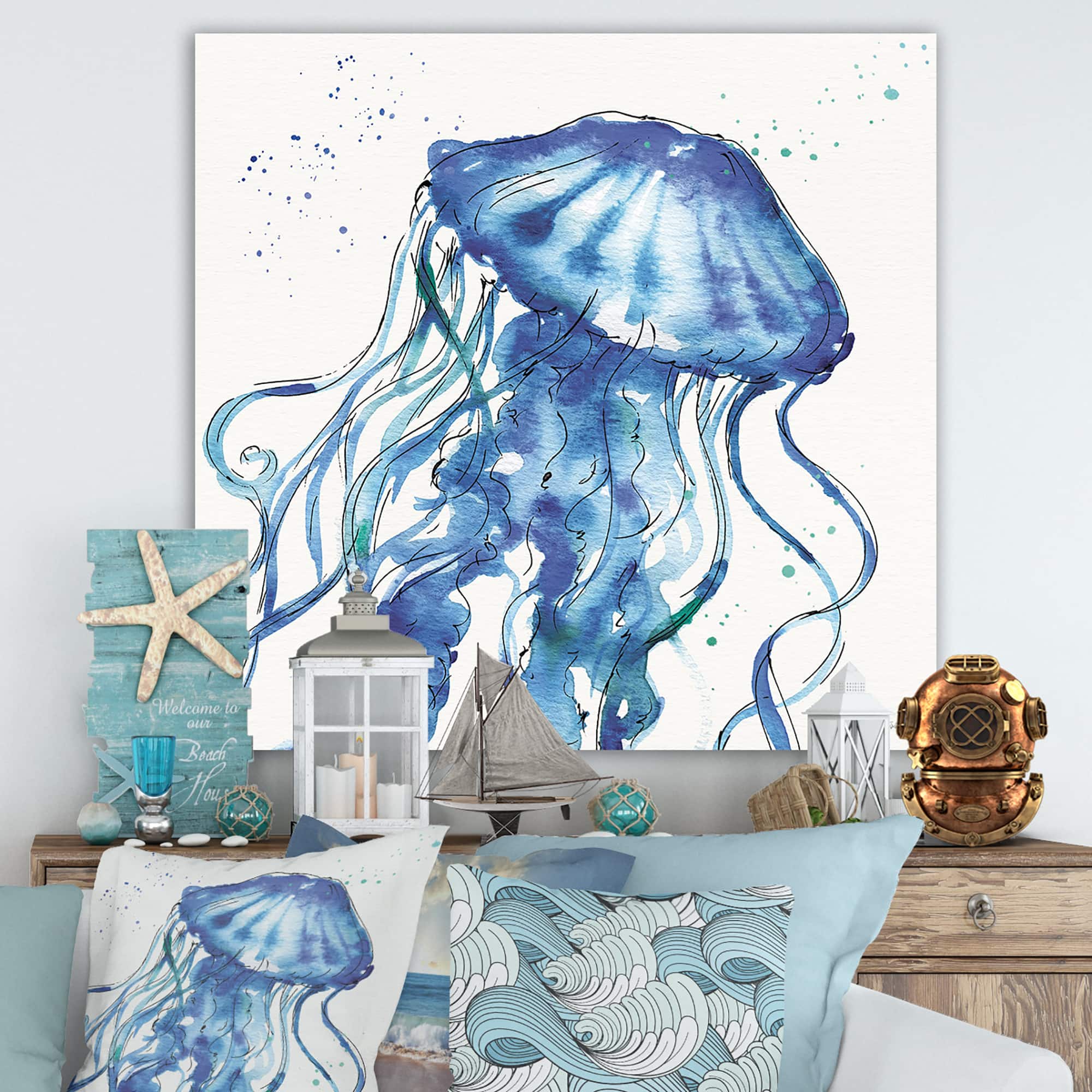 Designart - Blue Deep Sea X
