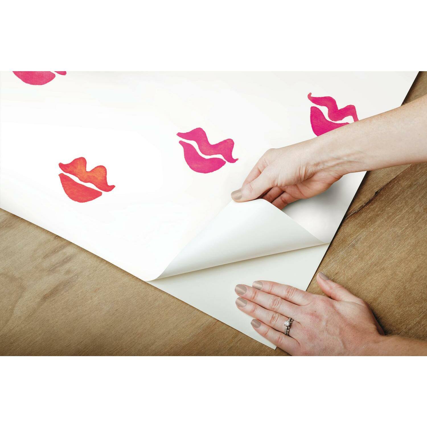 RoomMates Cat Coquillette Kisses Peel & Stick Wallpaper