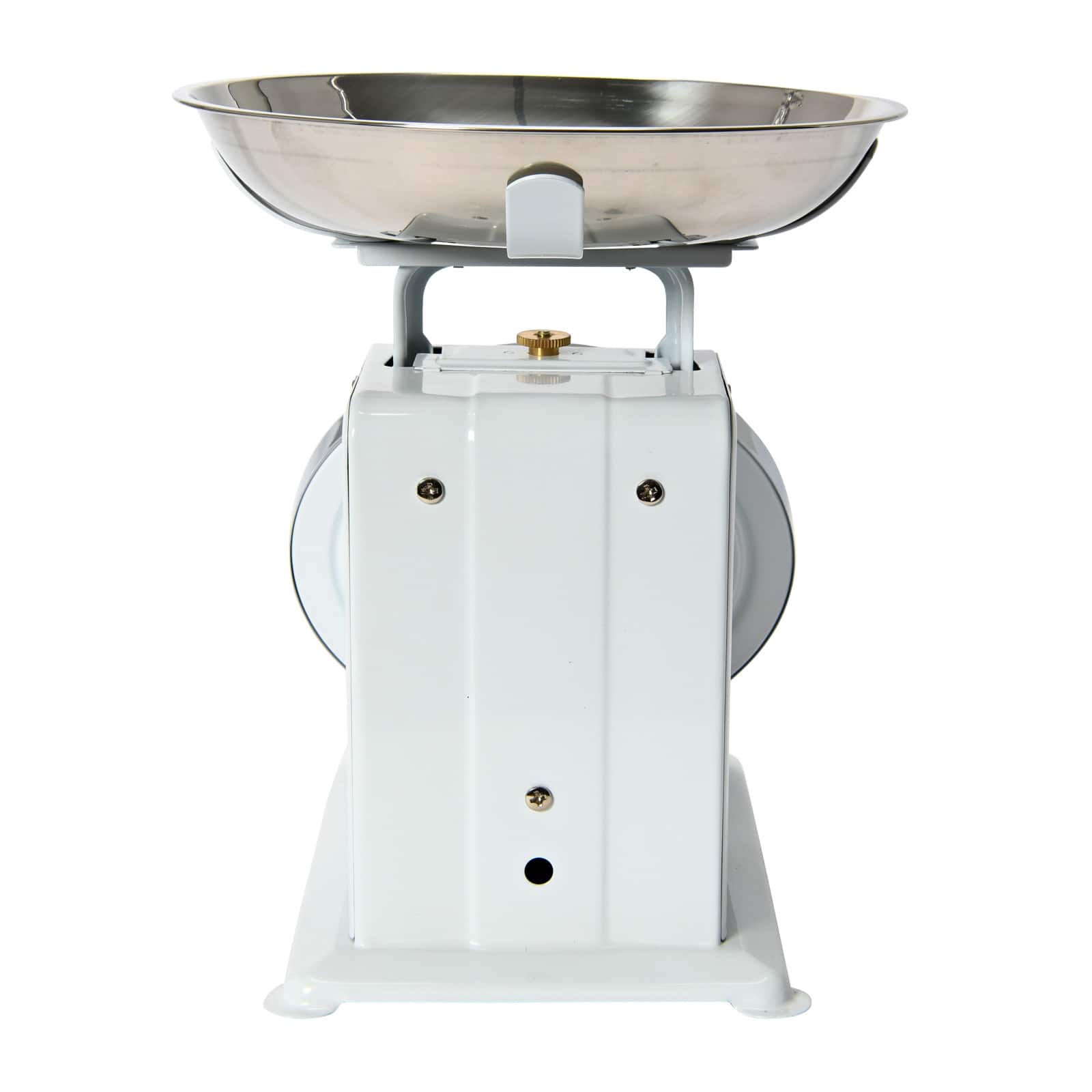 Hello Honey® White Metal Kitchen Scale with Removable Tray