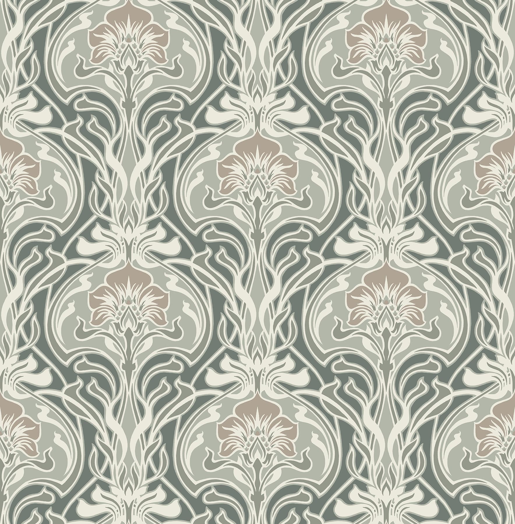 NuWallpaper Fallon Brown Peel & Stick Wallpaper