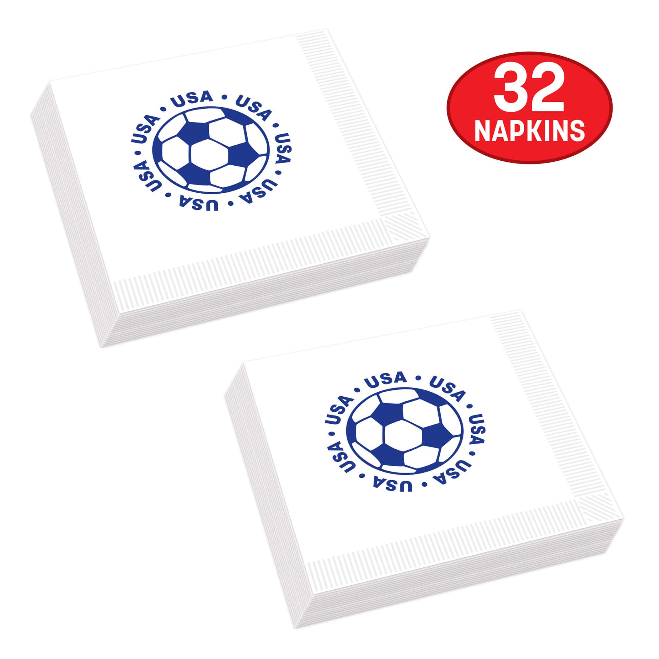 United States Soccer Luncheon Napkins, 32ct.