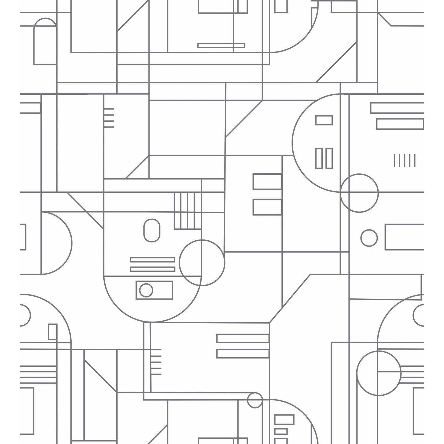 RoomMates Star Wars R2D2 Geometric Peel & Stick Wallpaper