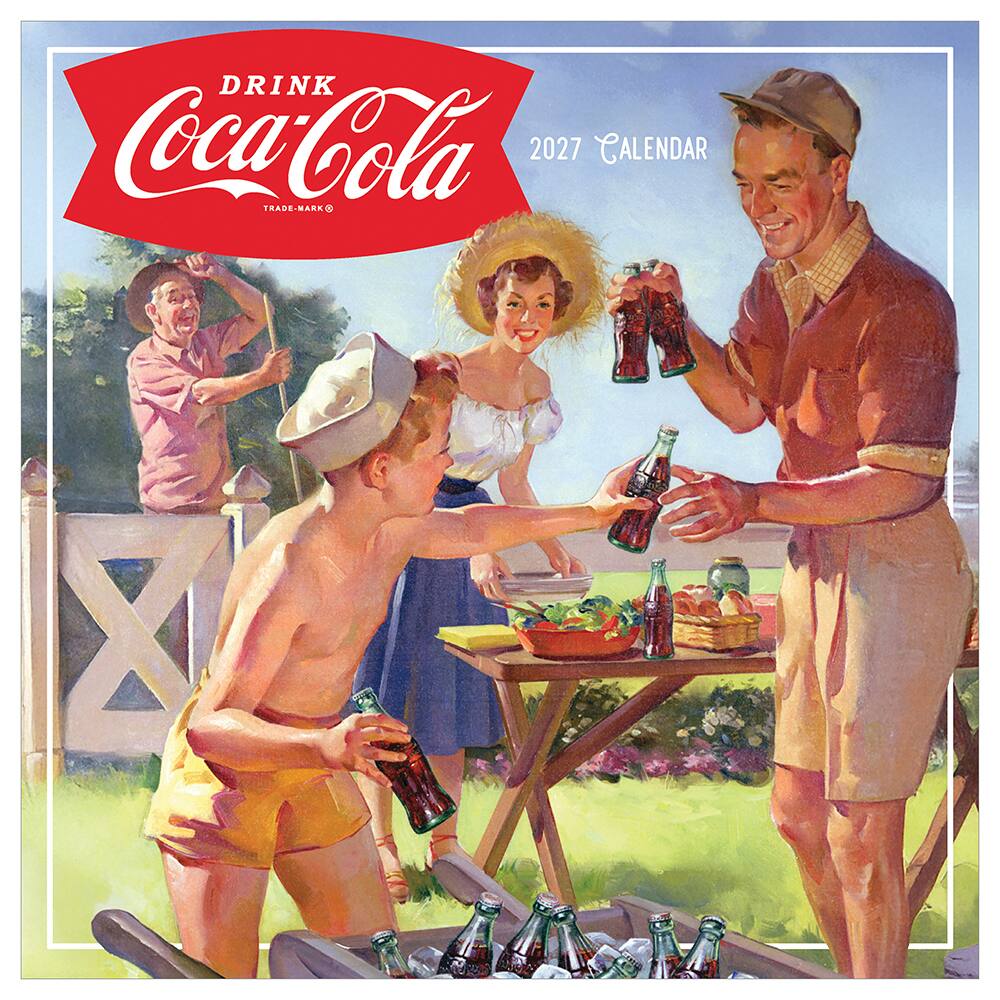 2027 Coca-Cola Mini Calendar