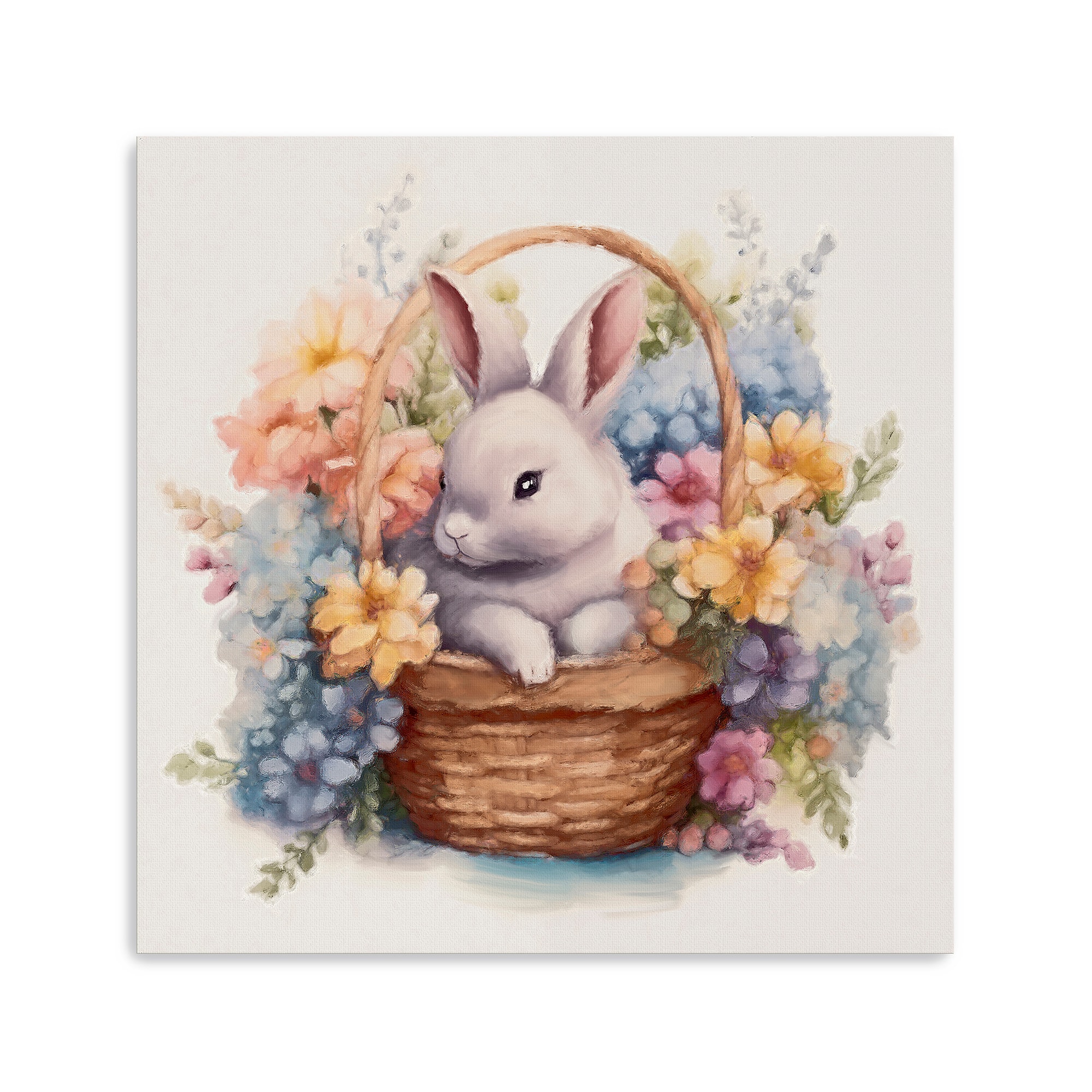 Lumaprints Easter Bunny's Harvest Hideaway Canvas Giclée Art