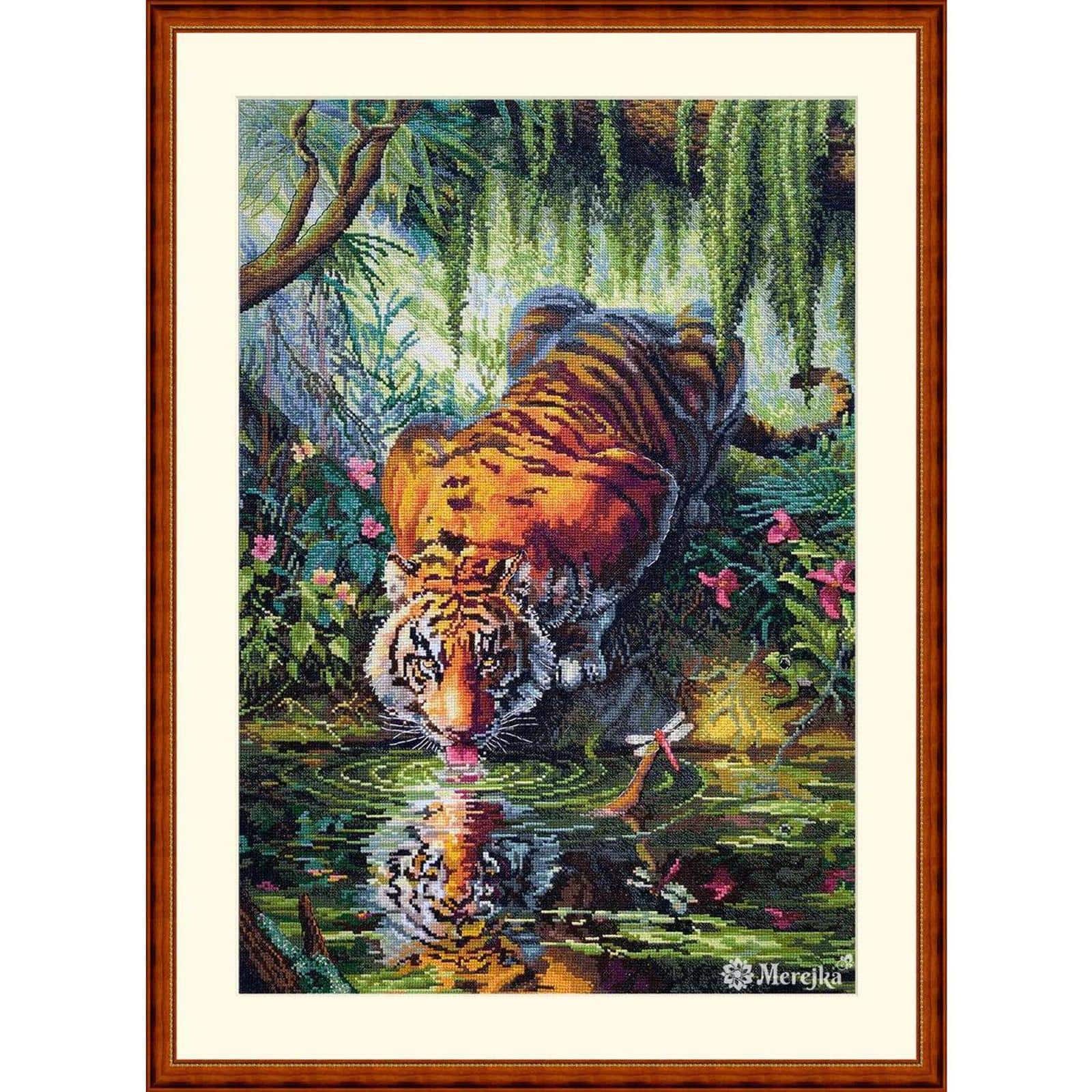 Merejka® Aurora’s Garden Counted Cross Stitch Kit