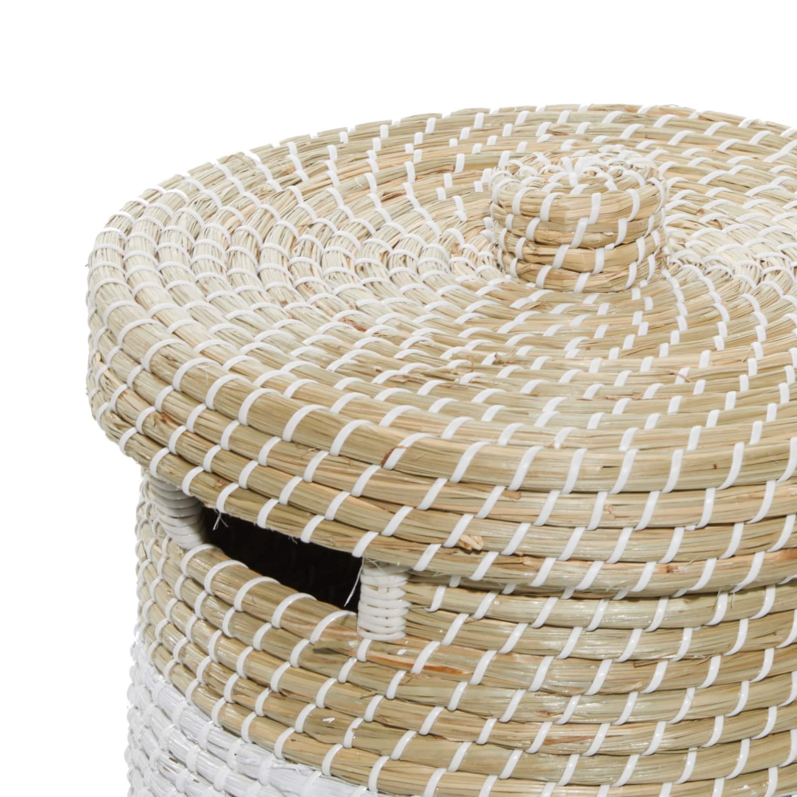 Brown Seagrass Natural Storage Basket Set