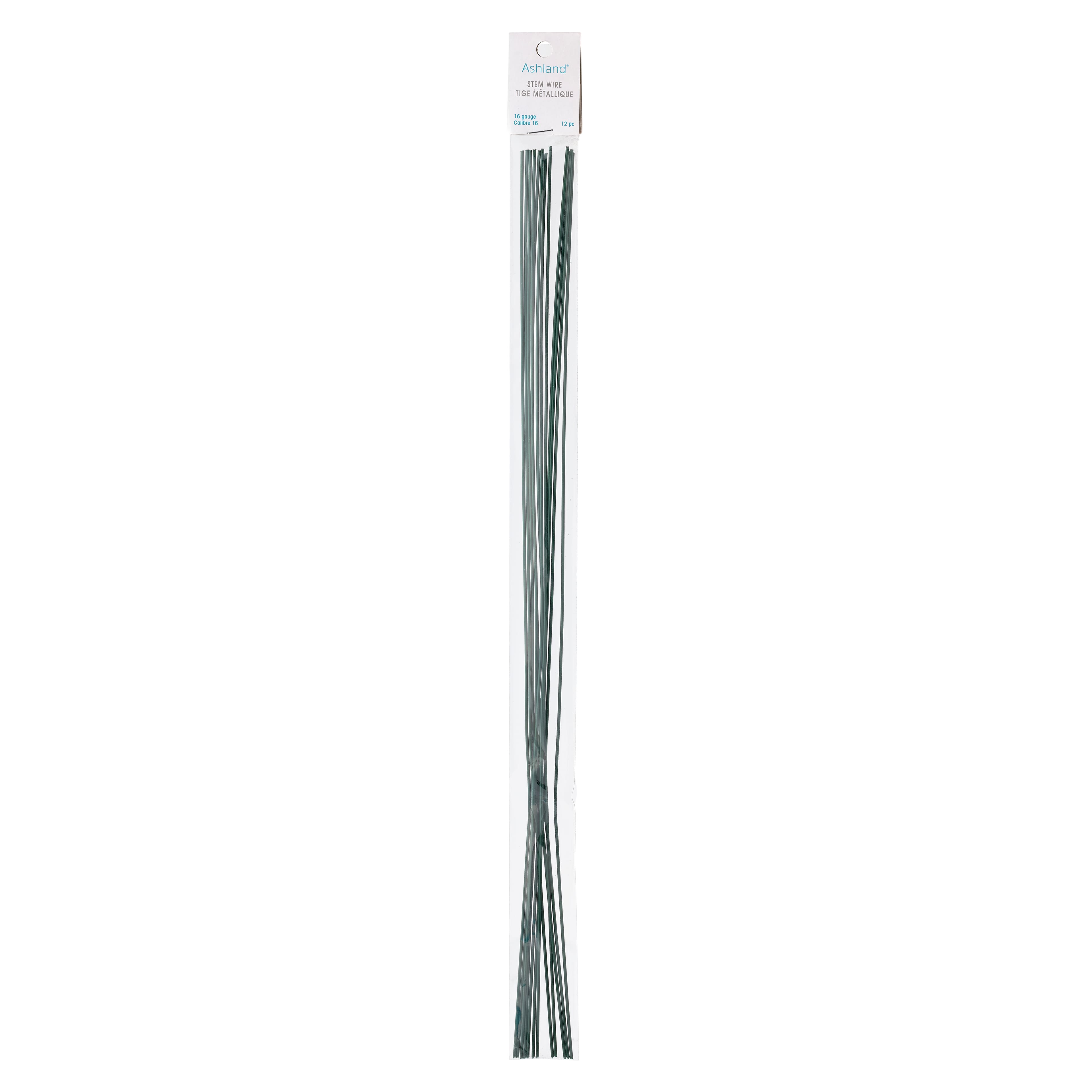 12 Pack: 16 Gauge Green Stem Wire by Ashland®