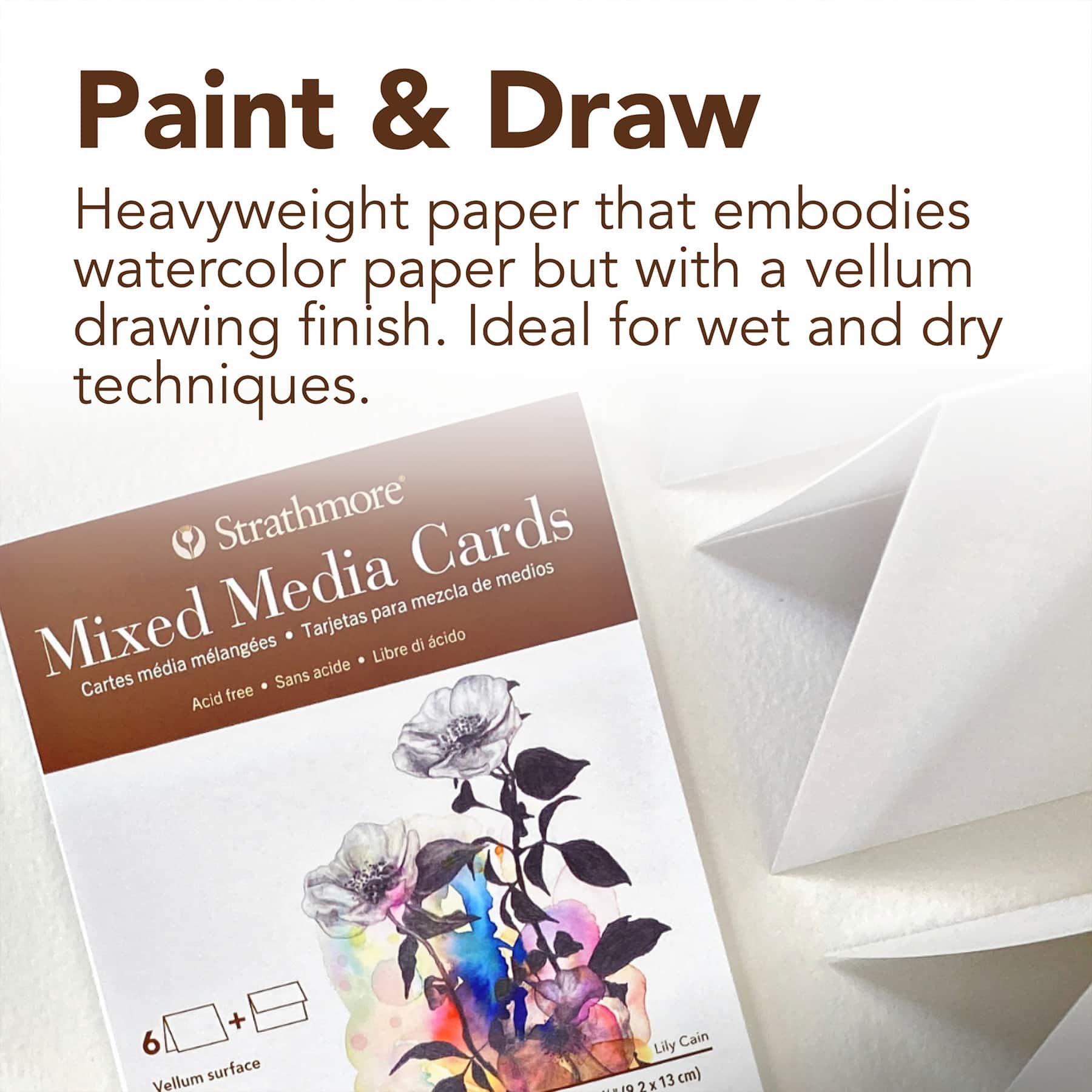 Strathmore® 400 Series Mixed Media Paper Cards & Envelopes Set