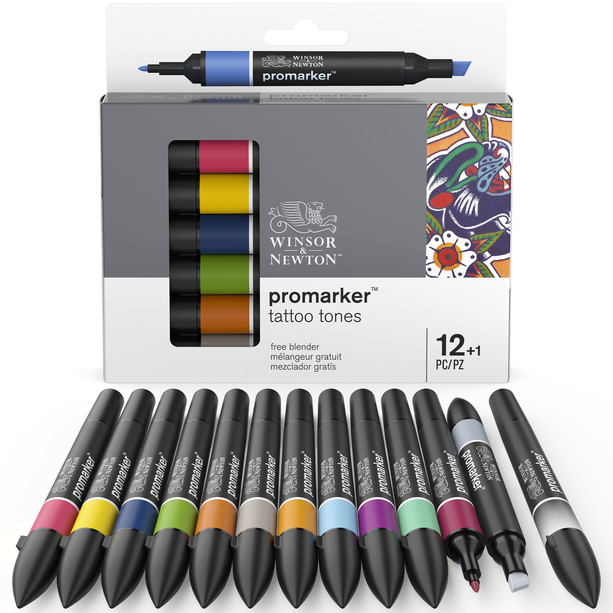 Winsor & Newton® ProMarker™ Tattoo Tones Marker Set