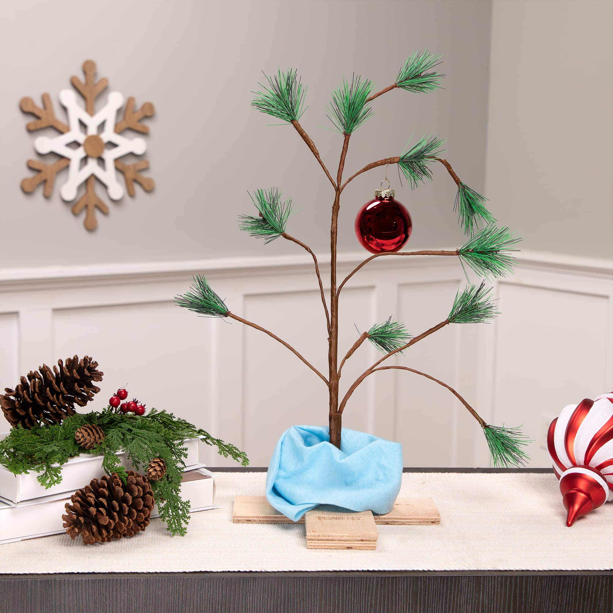 24" Unlit Peanuts® The Original Charlie Brown Artificial Christmas Tree