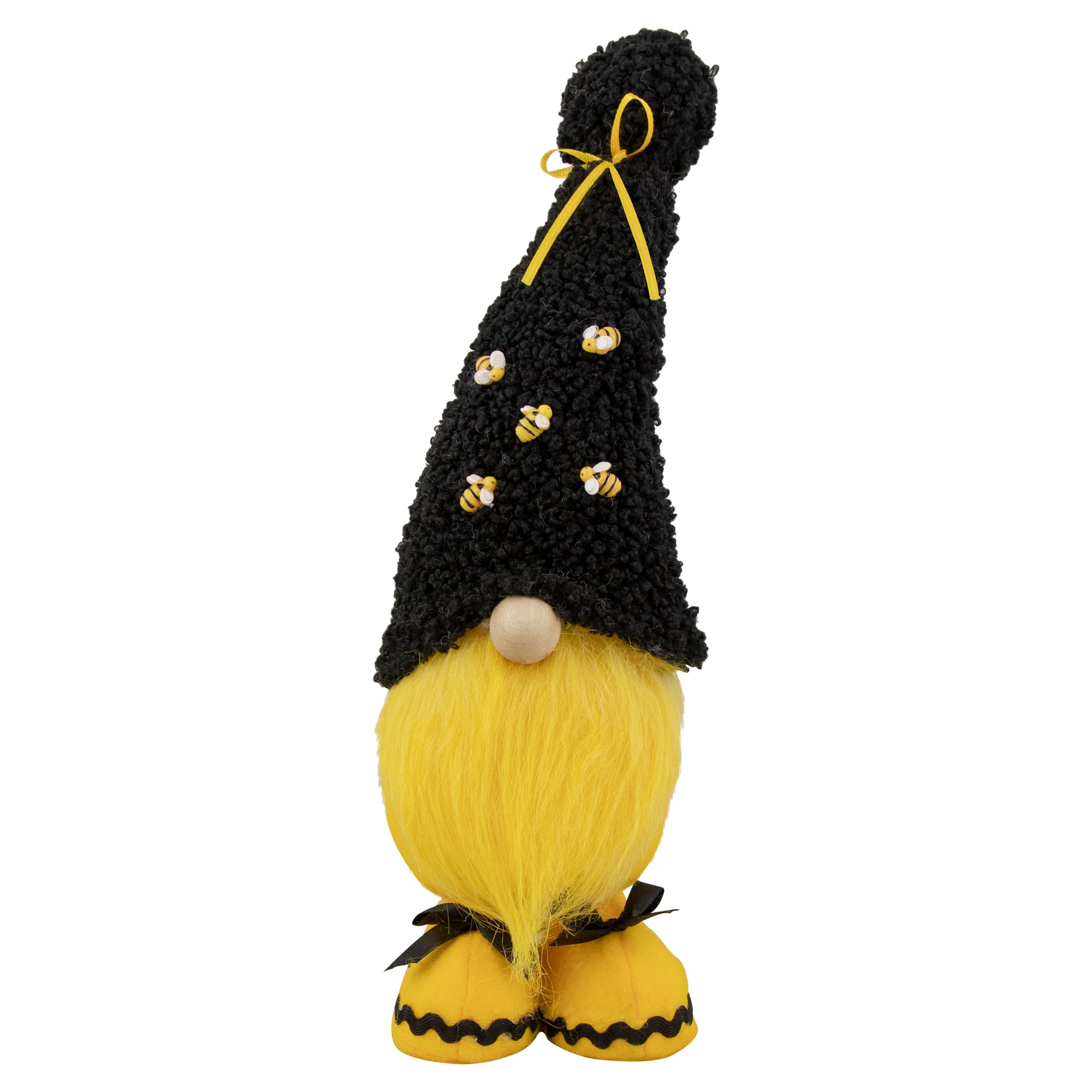 14.5" Black & Yellow Sherpa Bumblebee Springtime Gnome