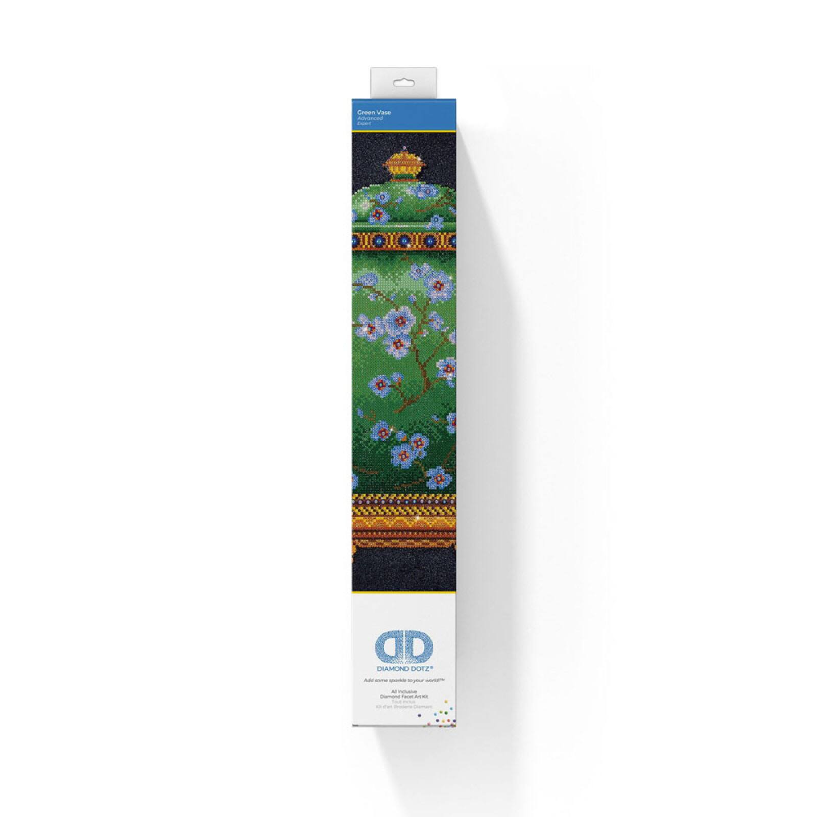 Diamond Dotz® Green Vase Diamond Painting Kit