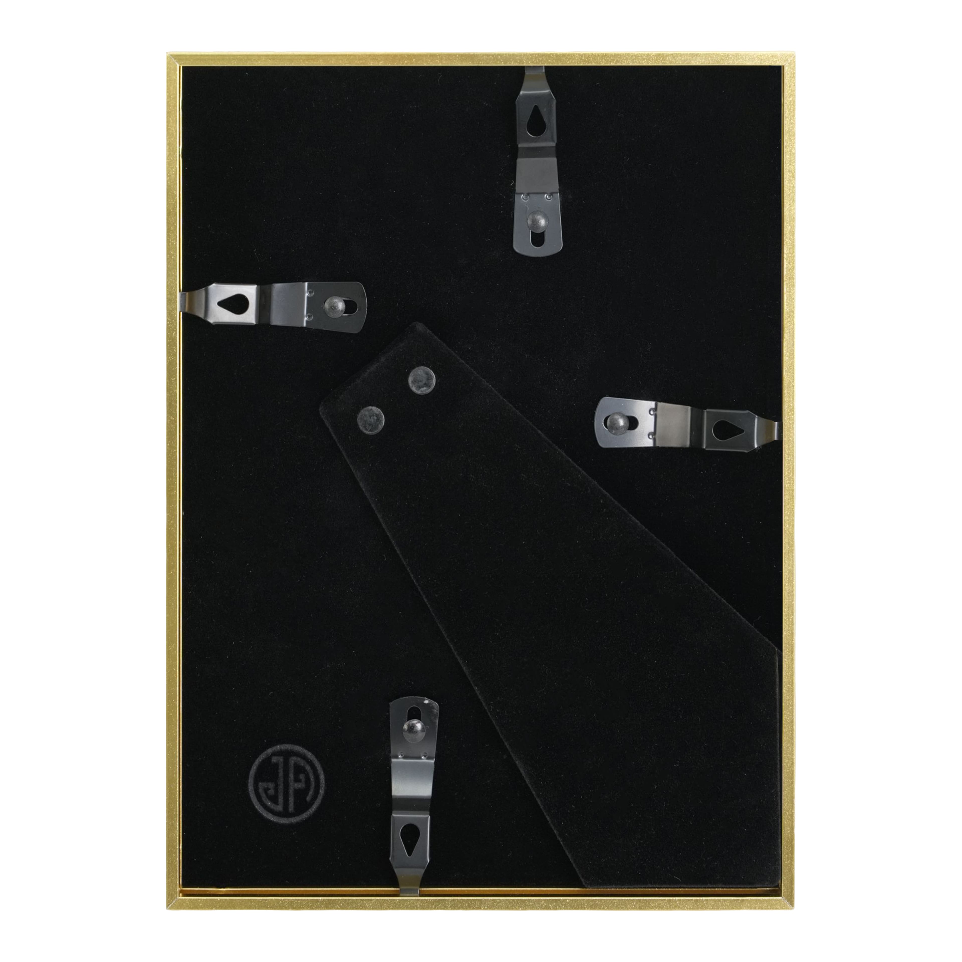 Jonathan Adler x Michaels 4" x 6" Gold & Pink Greek Key Matted Metal Tabletop Frame