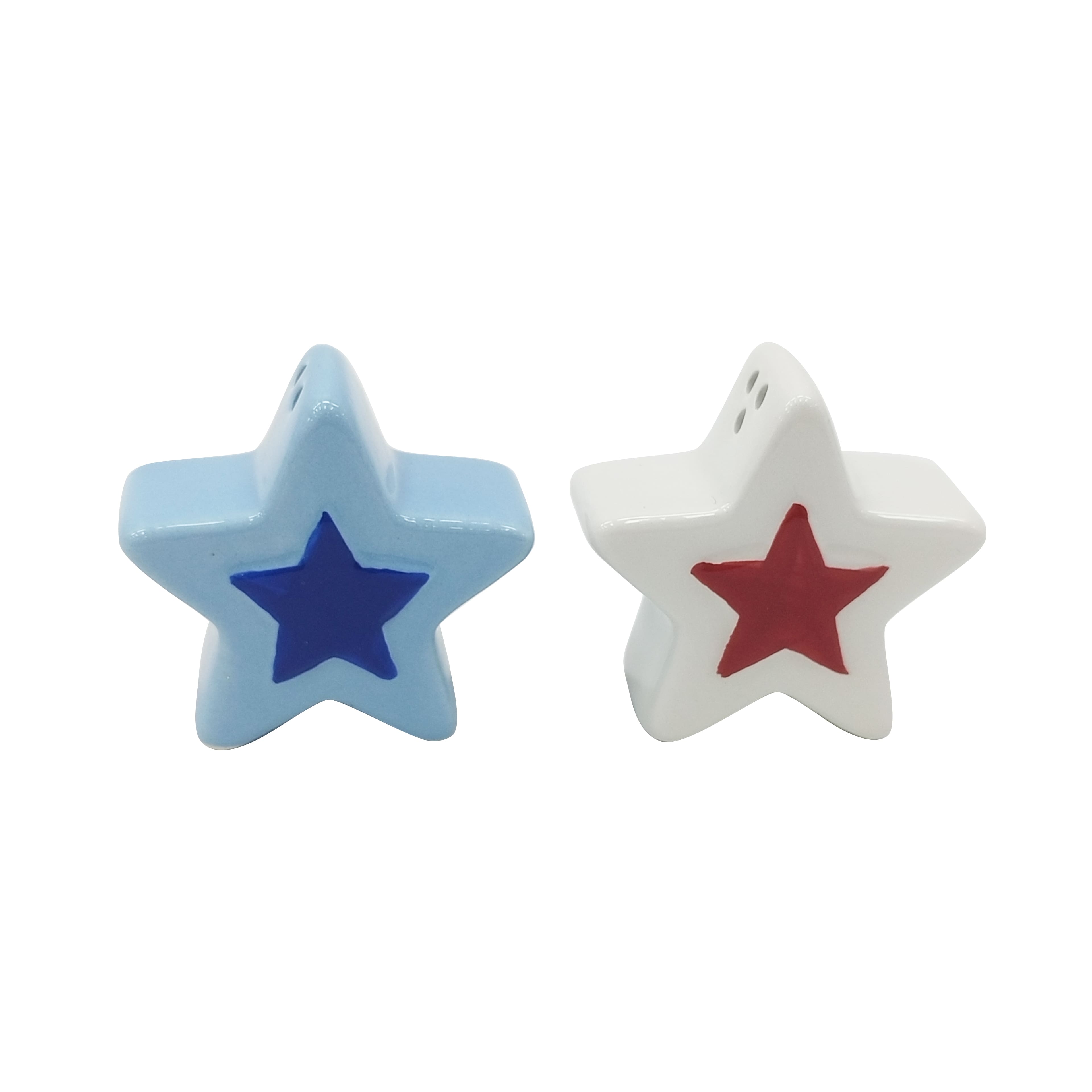 Red, White & Blue Star Salt & Pepper Shakers by Celebrate It™