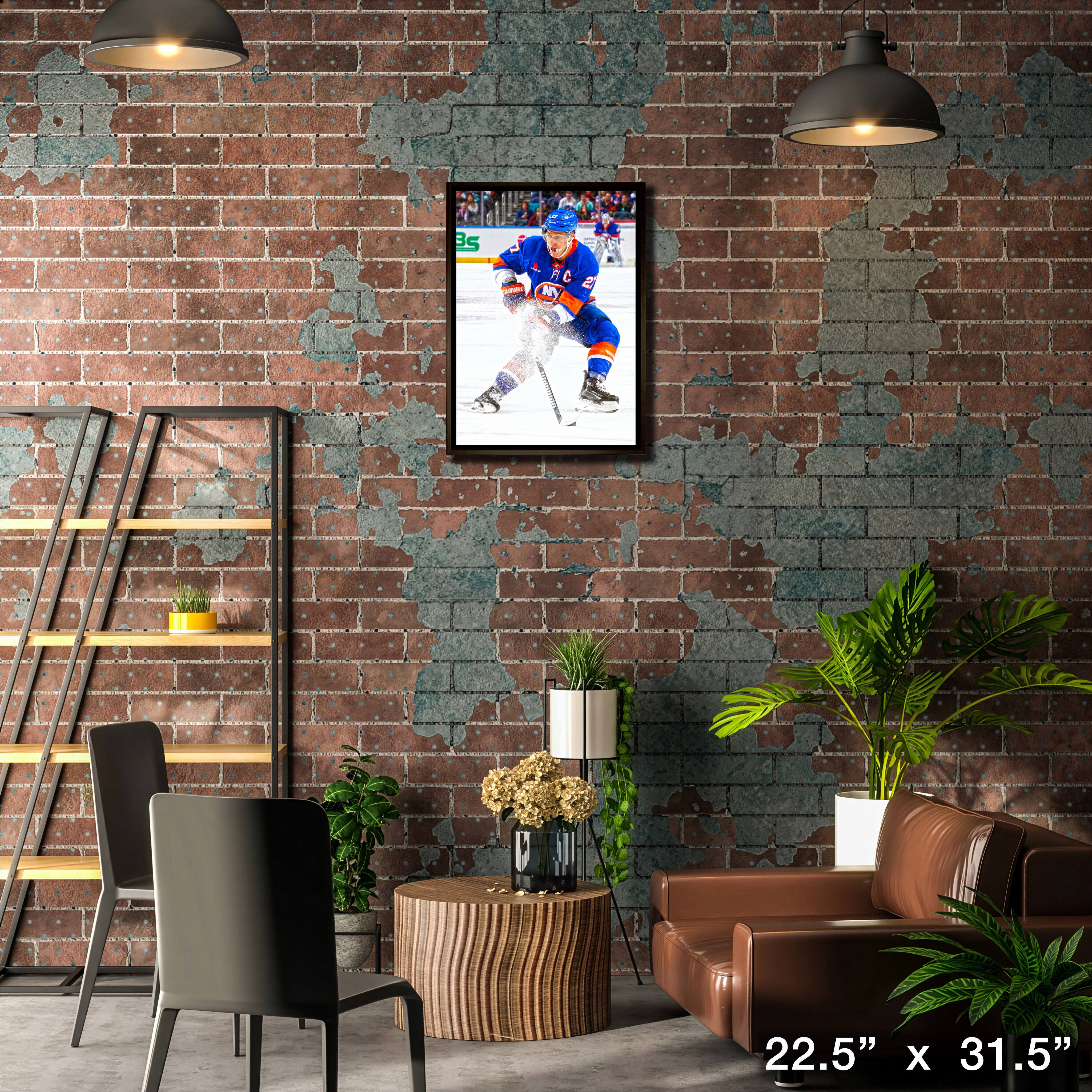 Anders Lee 20" x 29" Framed Canvas New York Islanders 22.5" x 31.5"