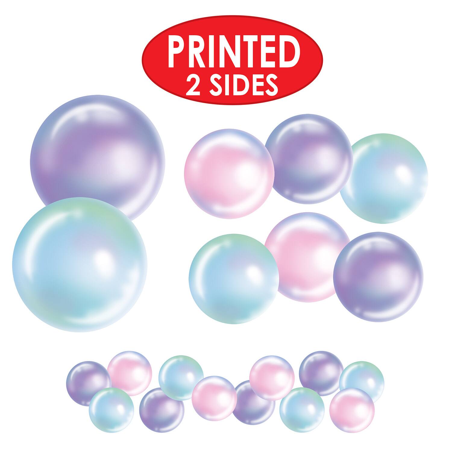 Beistle Bubble Cutouts Pack