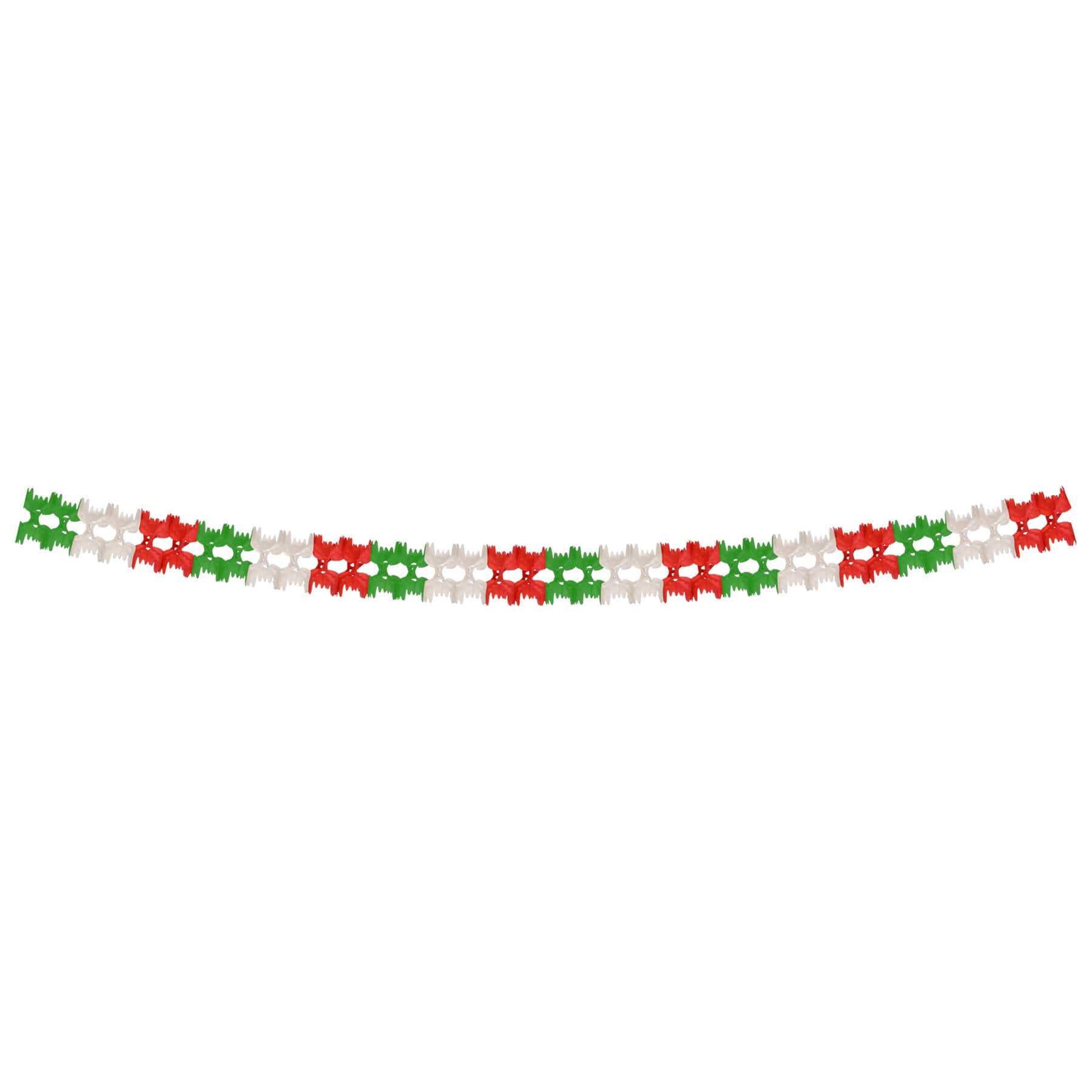 Beistle 14.5ft. Red, White & Green Pageant Garlands, 2ct.