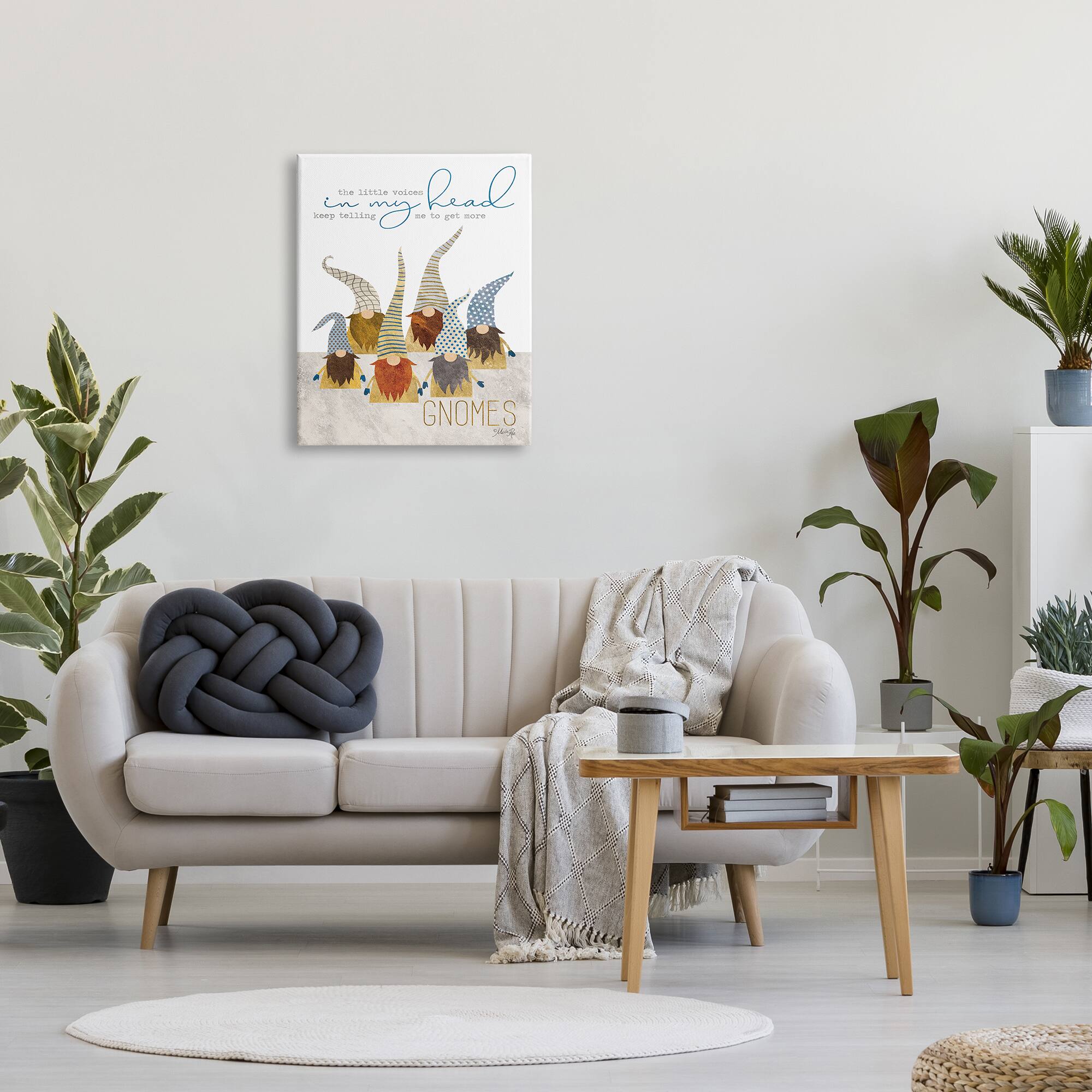 Stupell Industries Voices Get More Gnomes Canvas Wall Art
