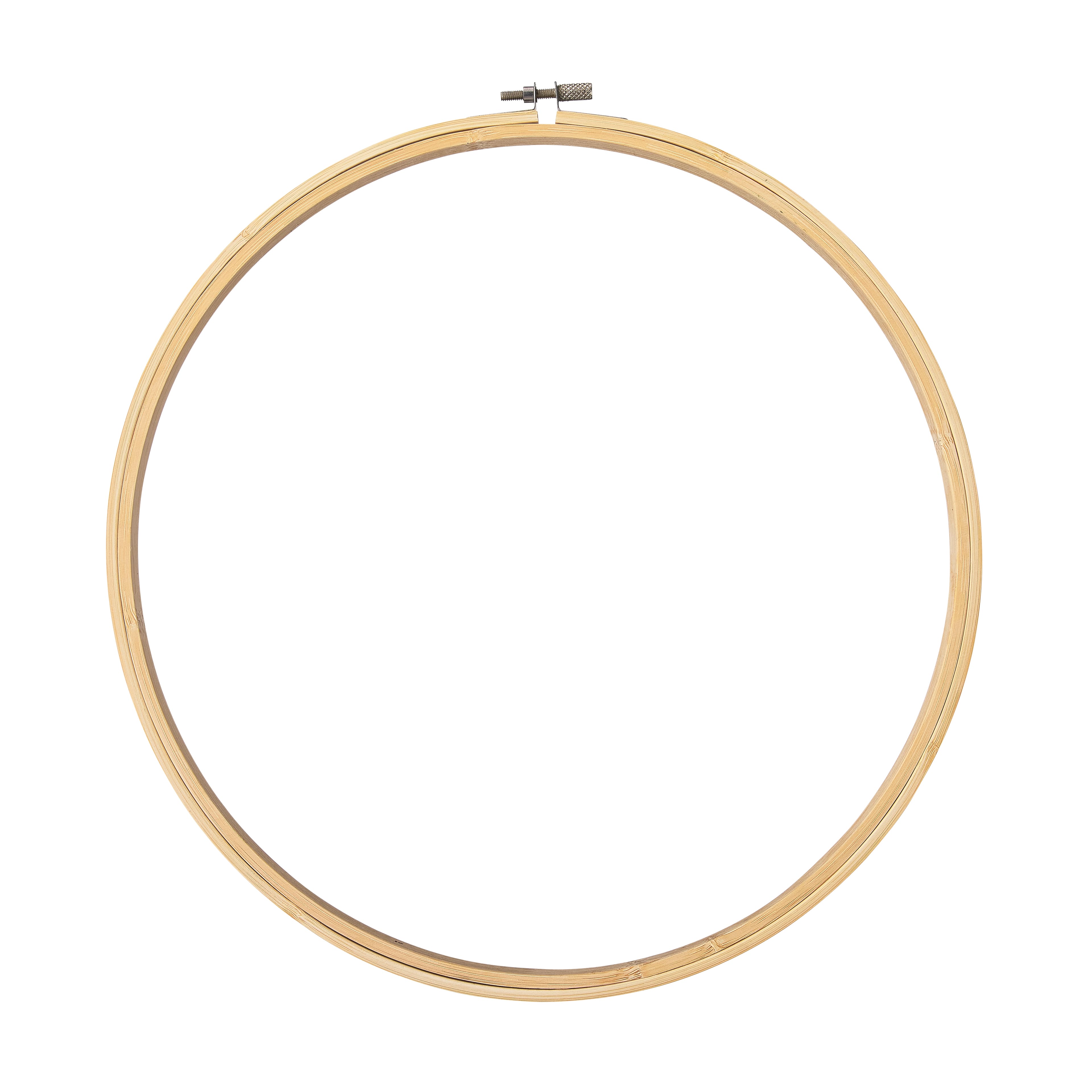 18 Pack: 12" Round Bamboo Embroidery Hoop by Loops & Threads™