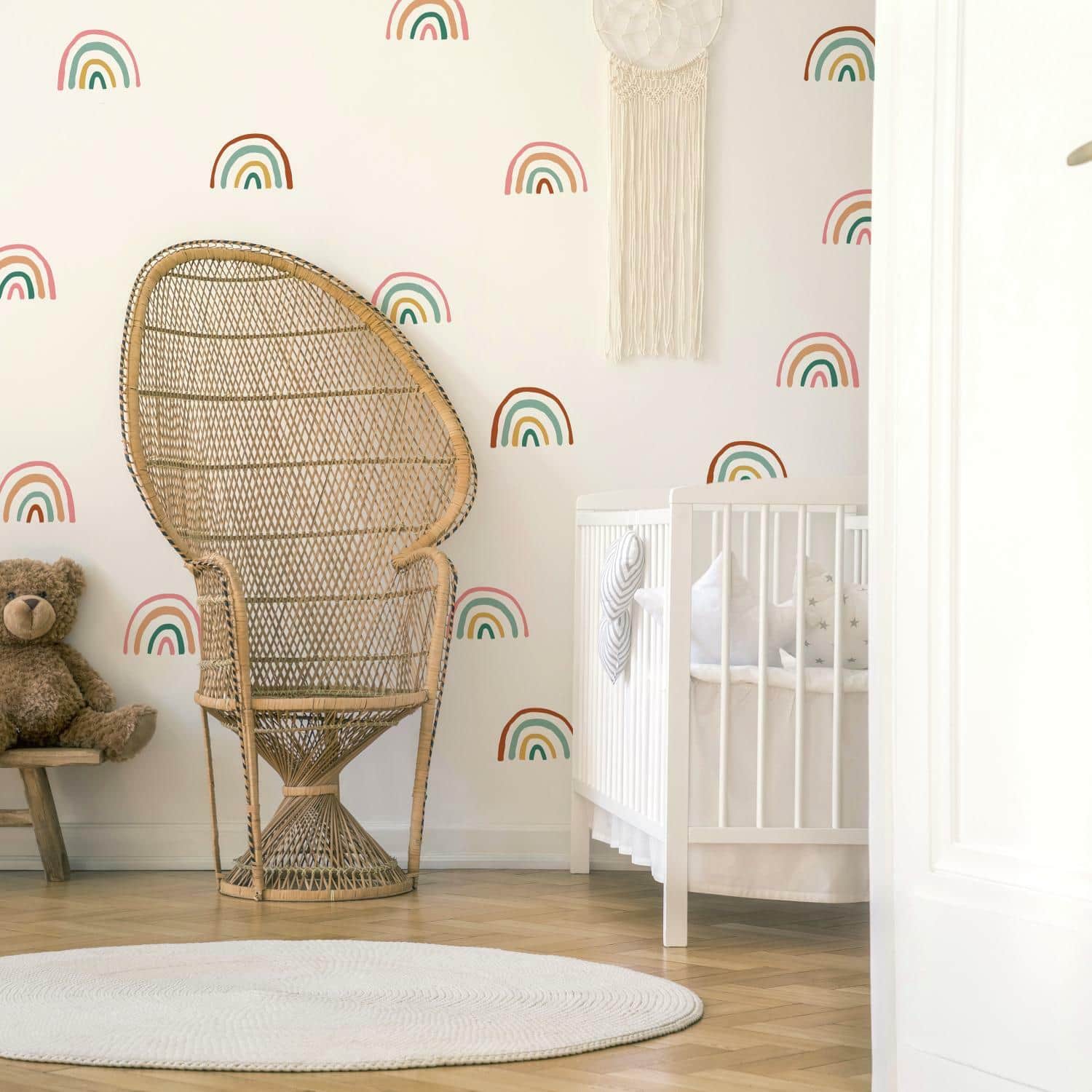 RoomMates Retro Rainbow Peel & Stick Wall Decals