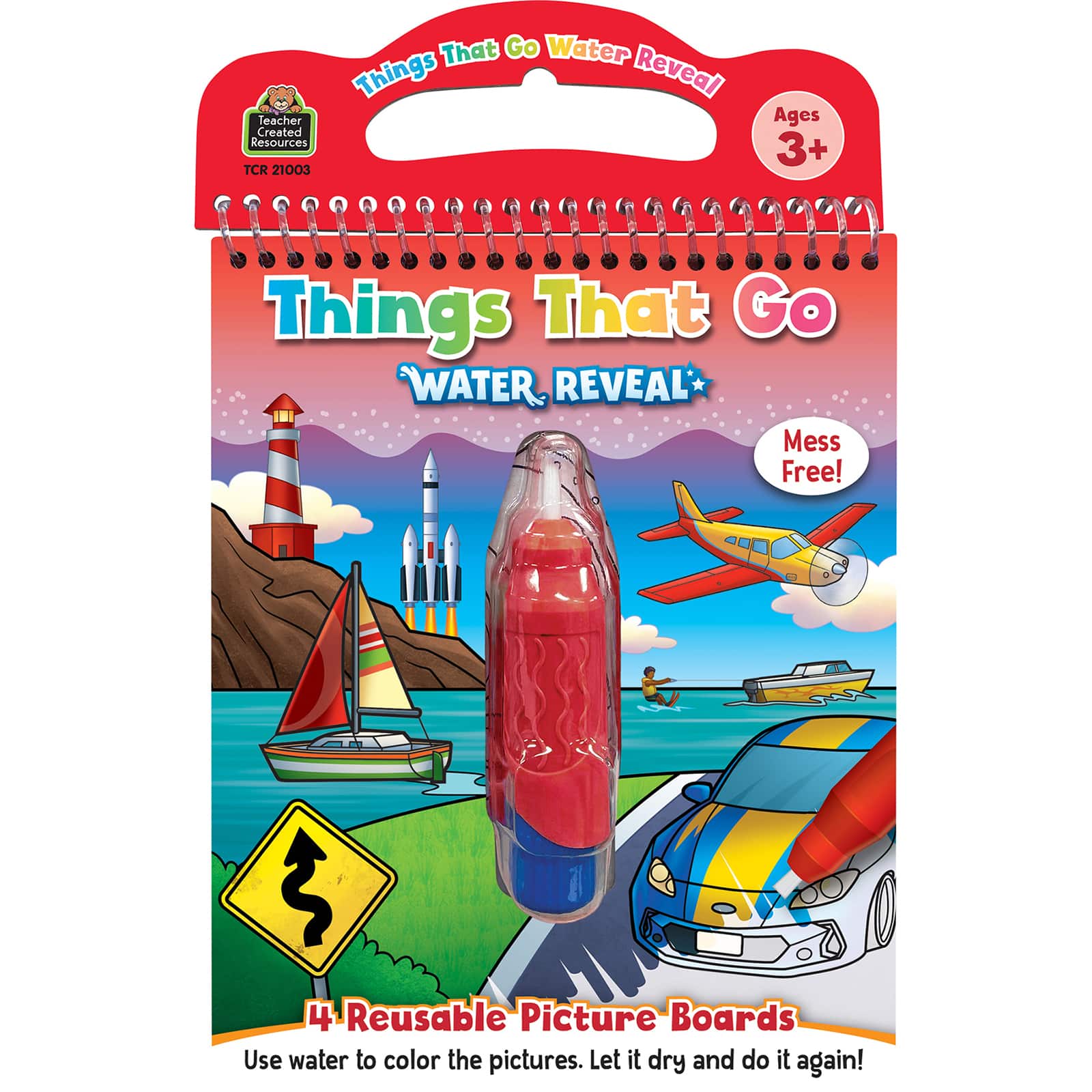 Teacher Created Resources Things That Go Water Reveal Book Set, 6ct.