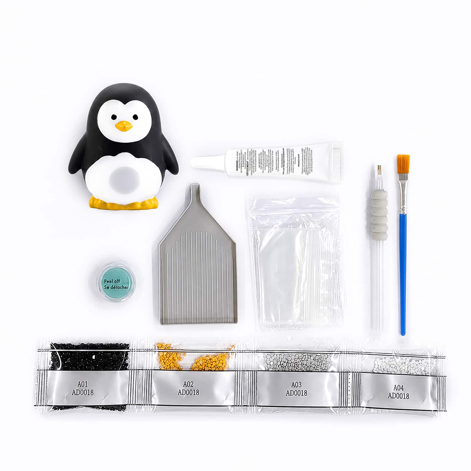 3.25" Penguin Mystery Diamond Art Kit by Make Market®