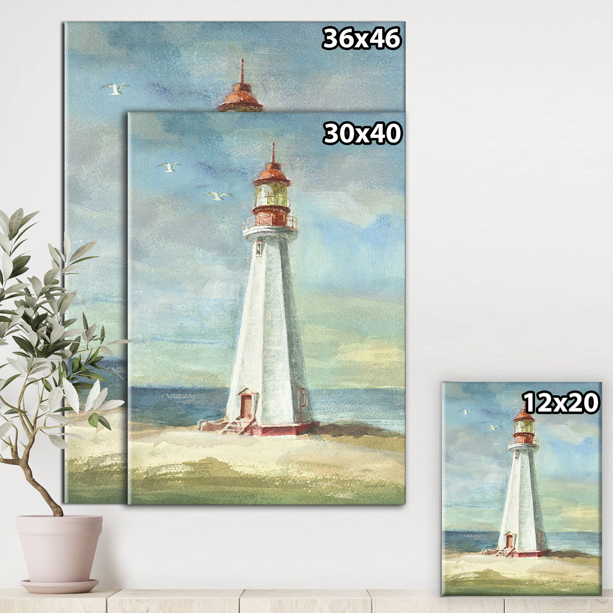 Designart - Nautical Lighthouse III