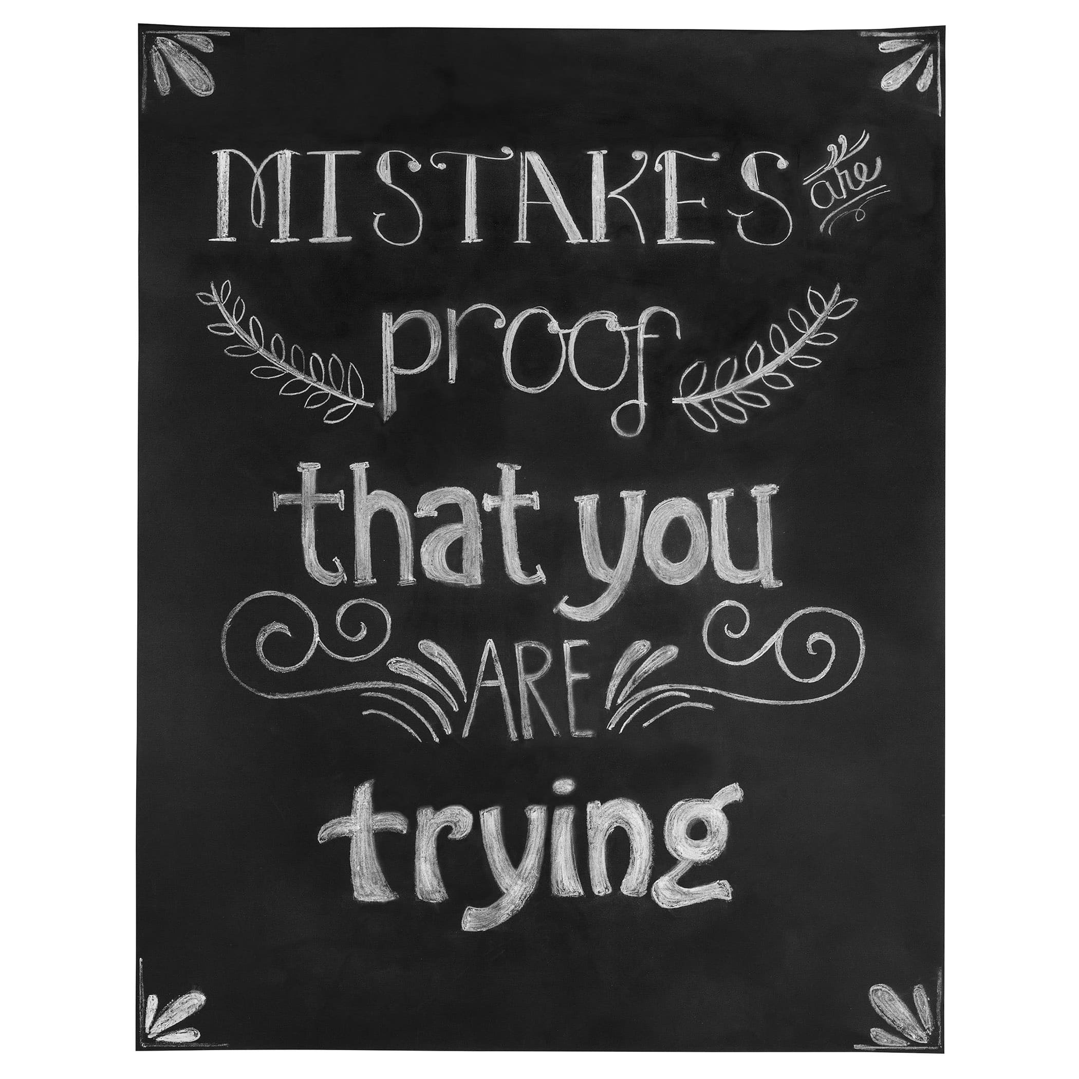 Pacon® Black Chalkboard Poster Board, 22" x 28", Pack of 25 Sheets
