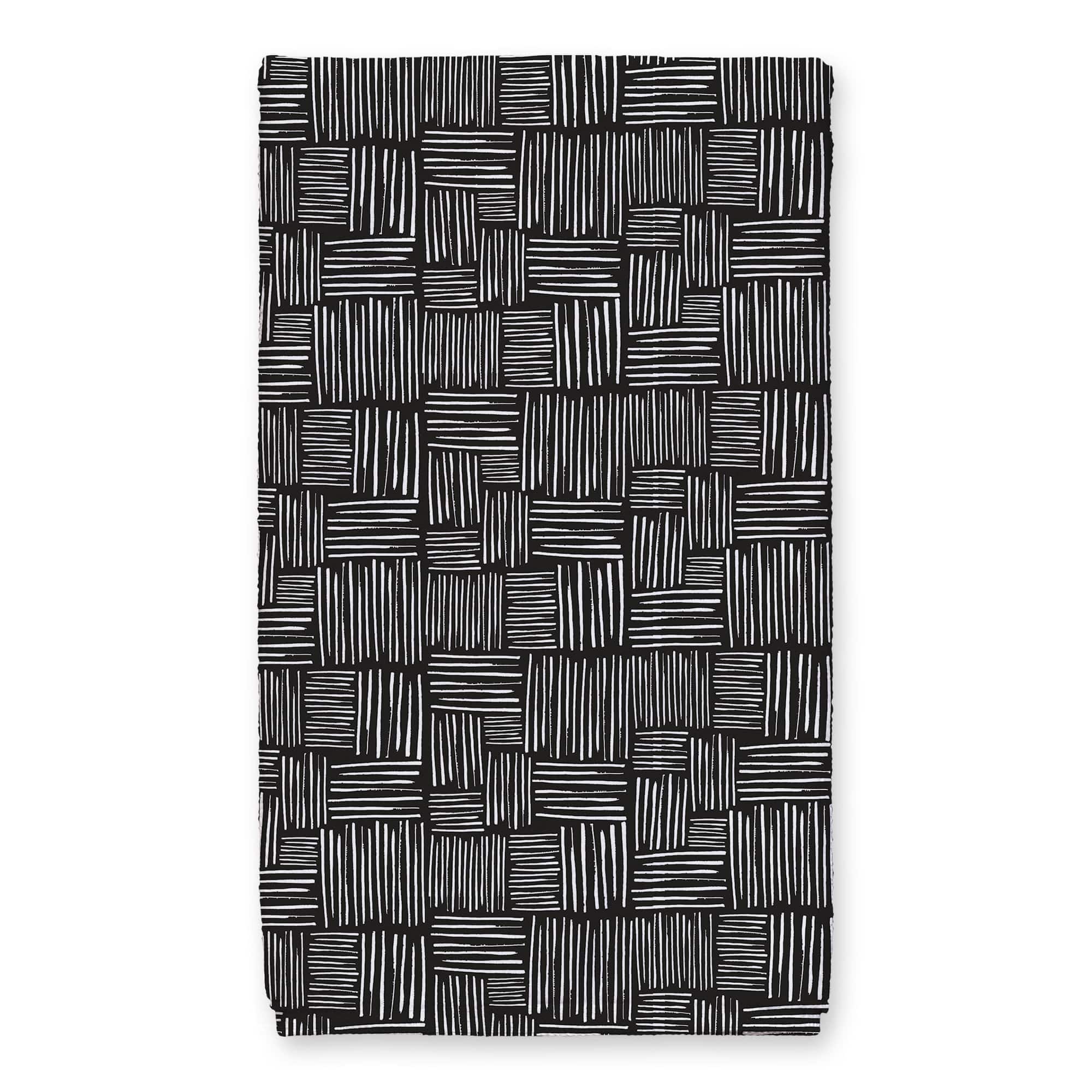 Block Print Cherries 16" x 25" Tea Towel - Set of 2