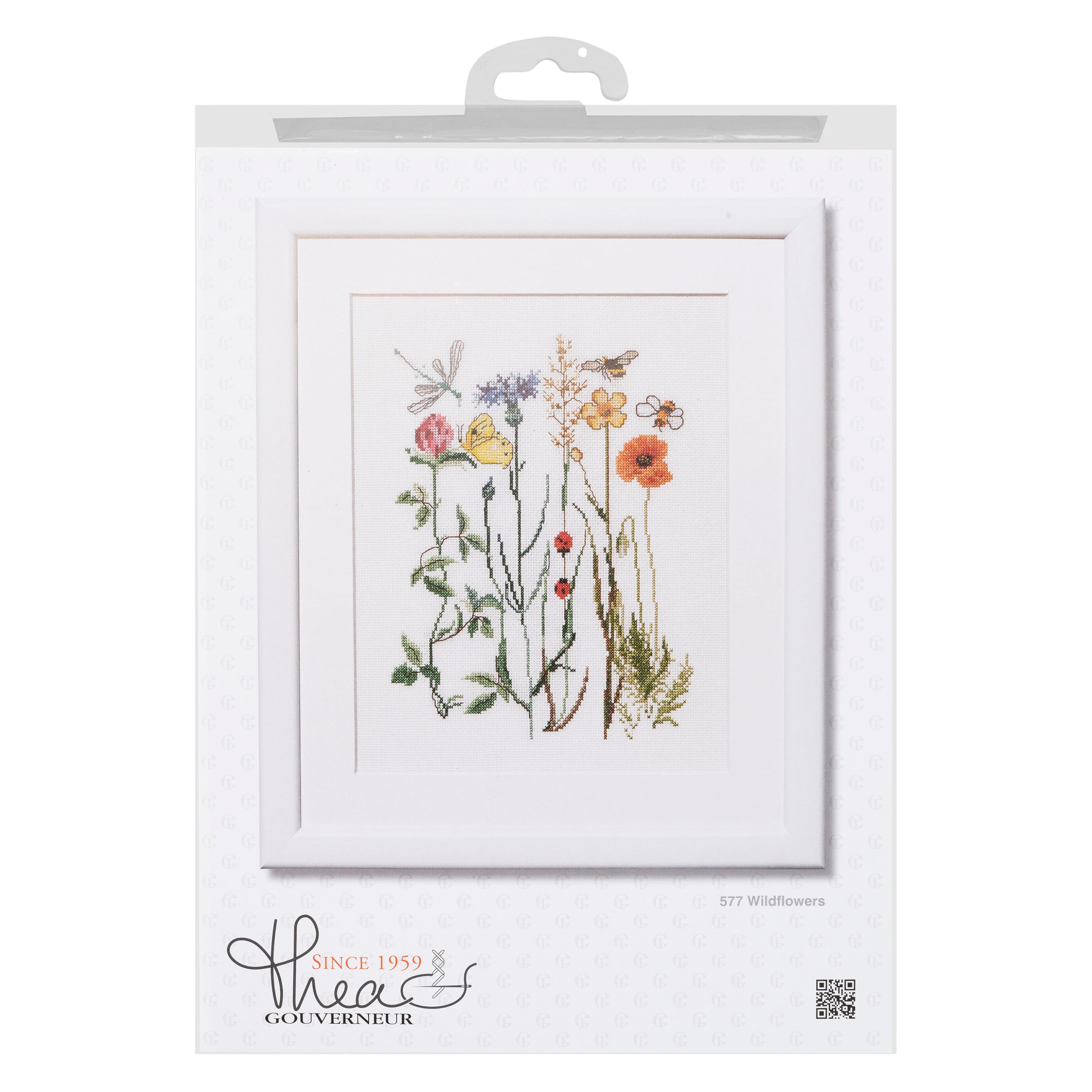Thea Gouverneur Since 1959® Wildflowers Counted Cross Stitch Kit