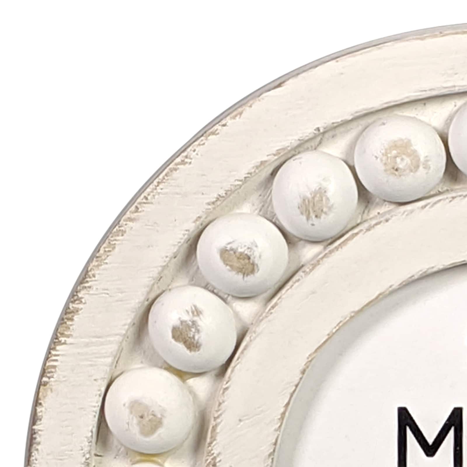 3" x 3" White Beaded Mini Frame by Studio Décor®