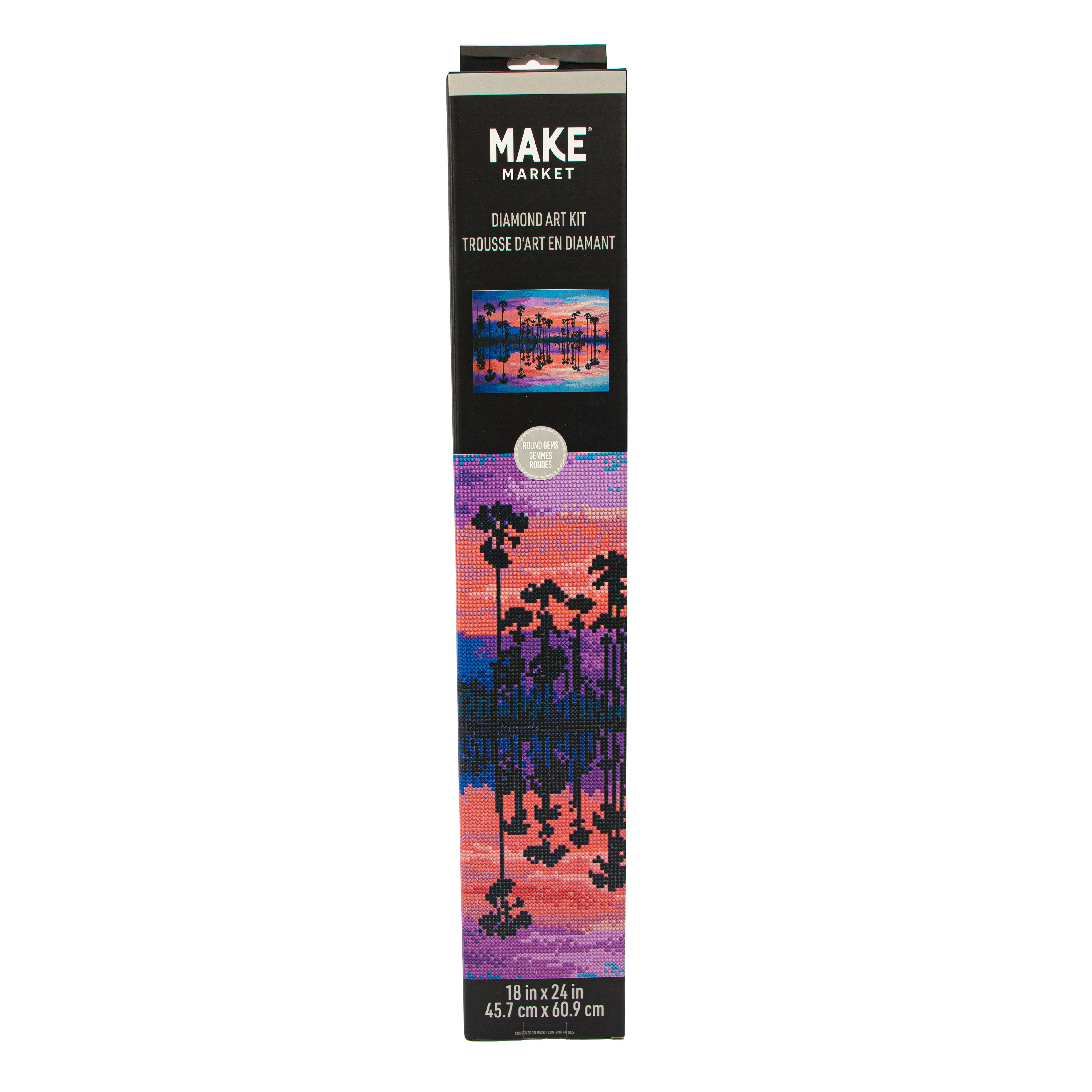 Sunset Palms Diamond Art Kit by Make Market®