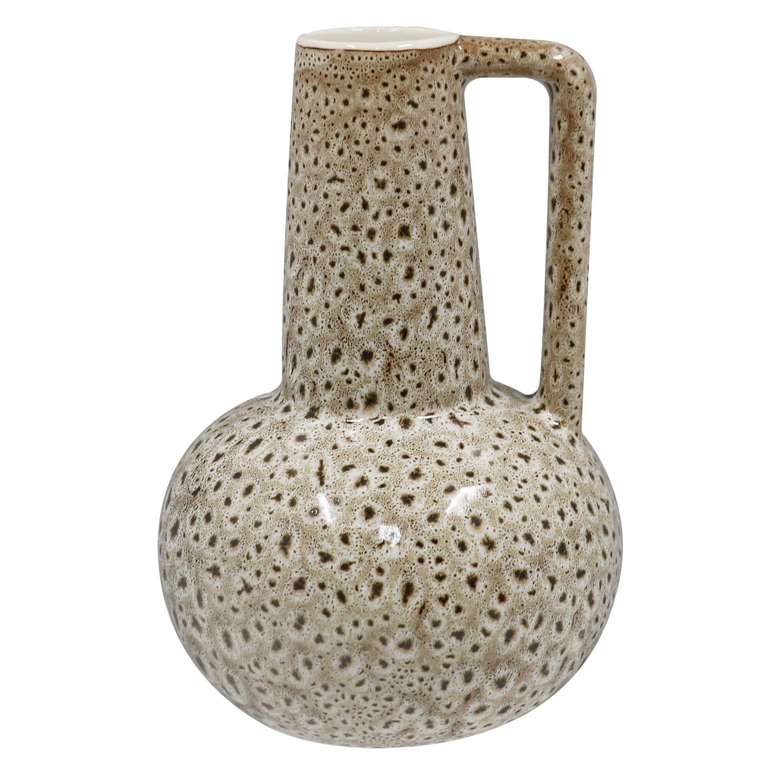 8.75" Cream Ceramic Vase by Ashland®