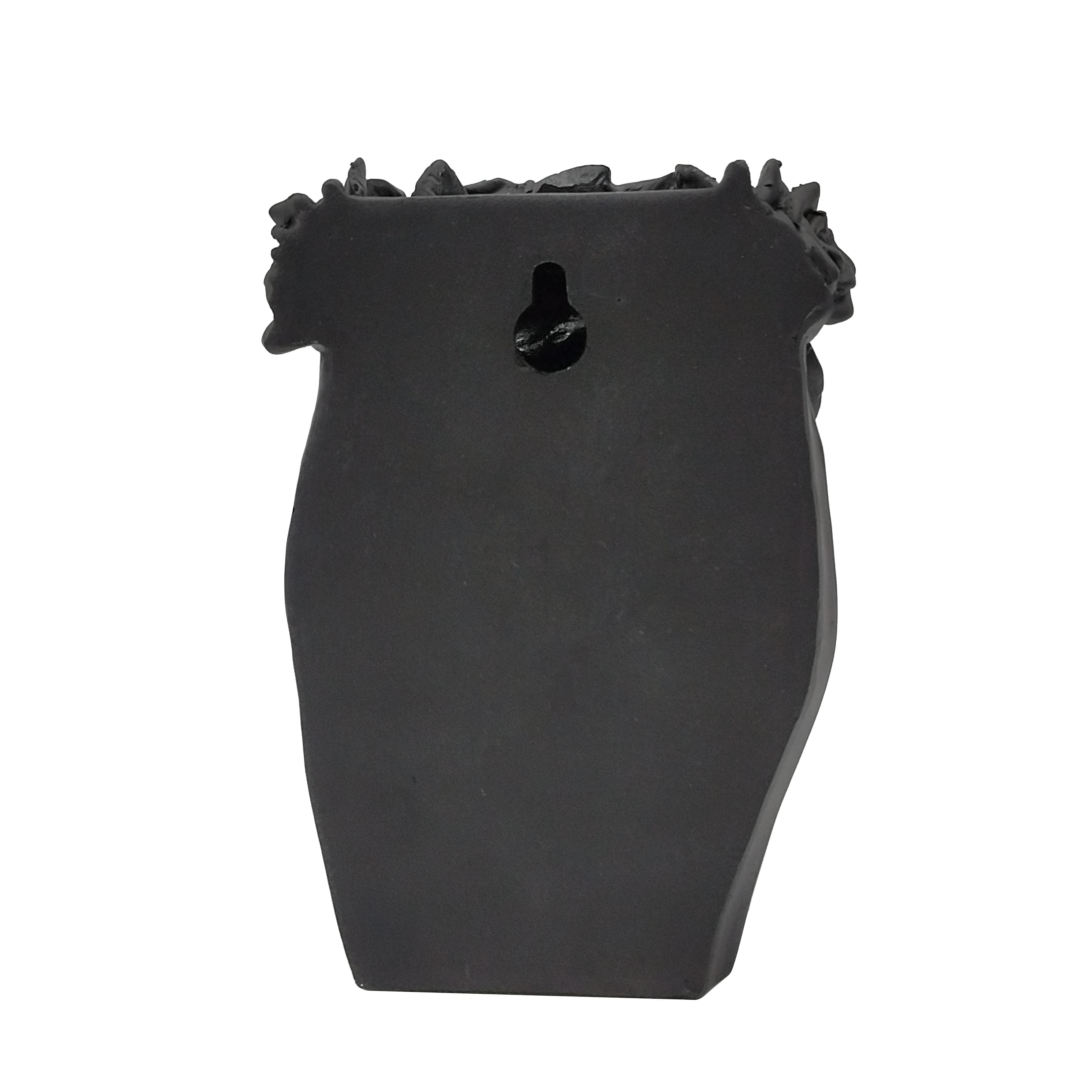 6.75" Black Skull Veil Bust Container by Ashland®