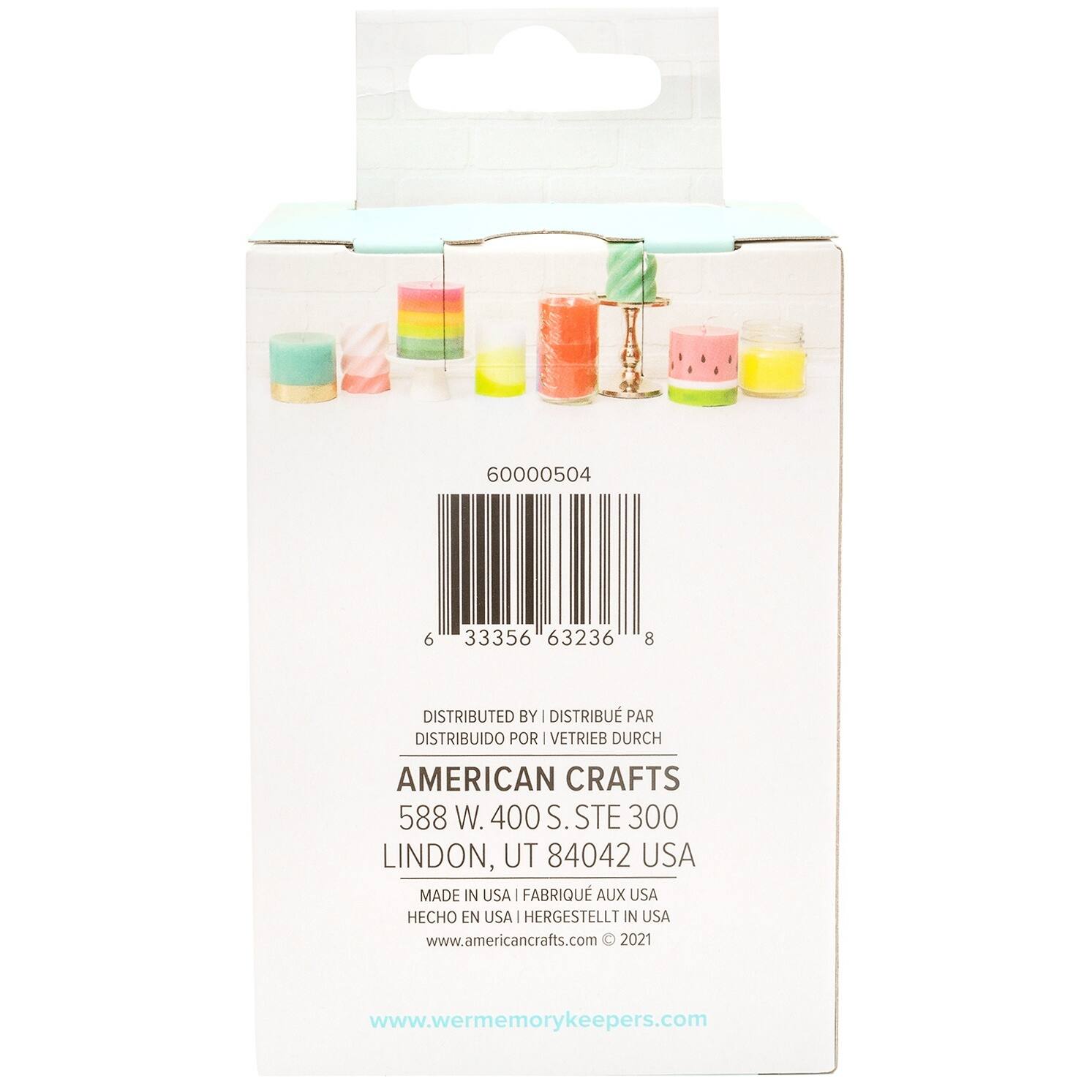 We R Memory Keepers® Wick™ Spiral Plastic Candle Mold with Base
