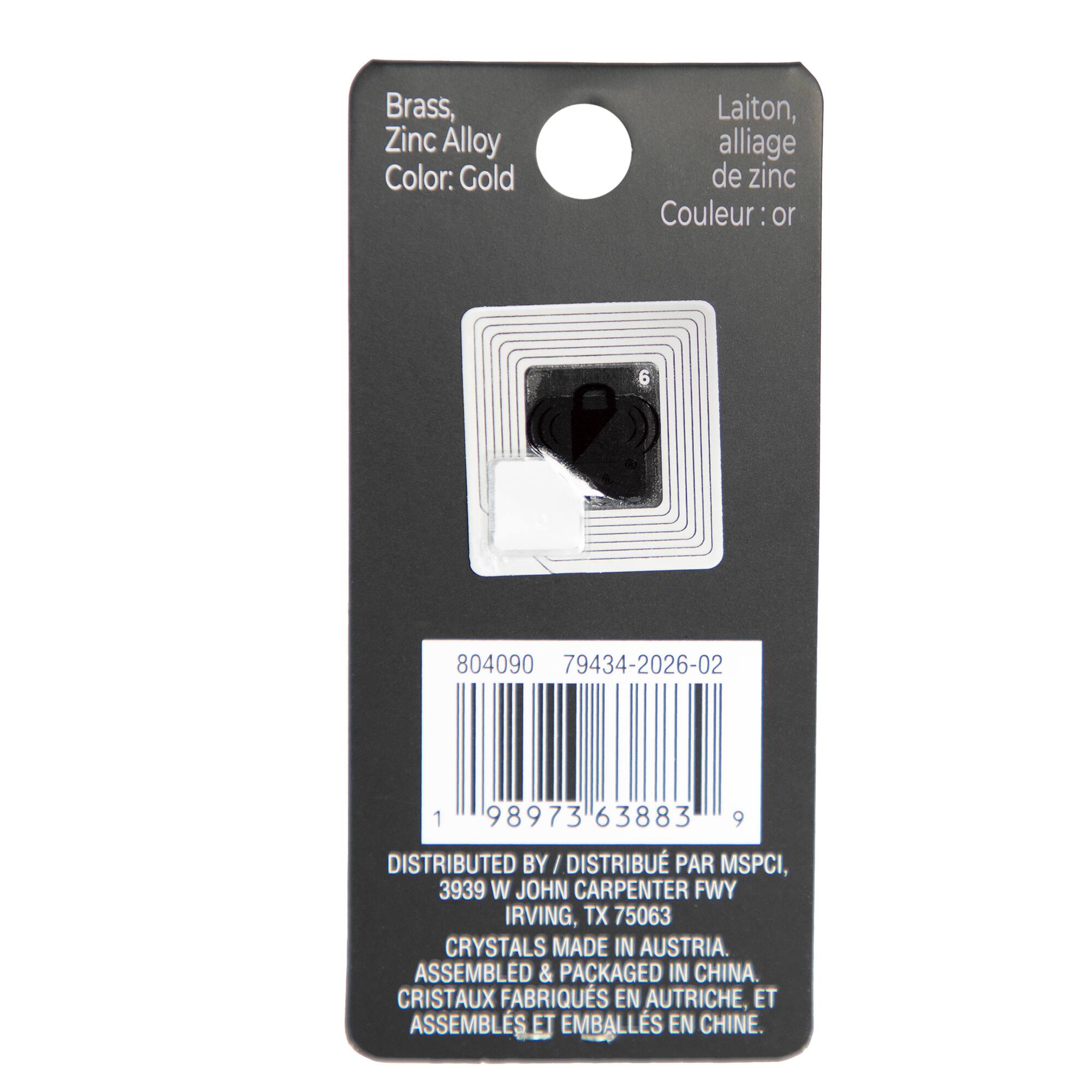 Pizza Slice Austrian Crystal Charm by Bead Landing™
