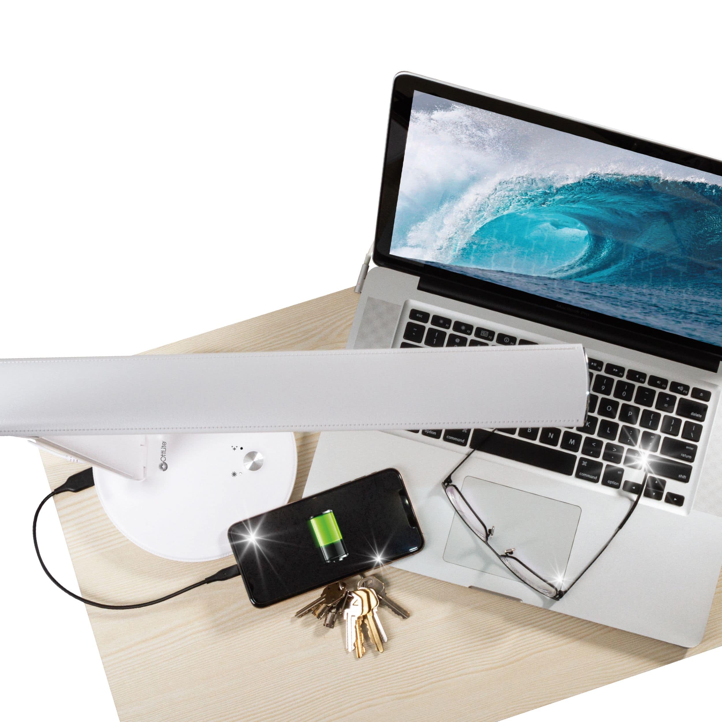 OttLite Emerge LED Sanitizing Desk Lamp
