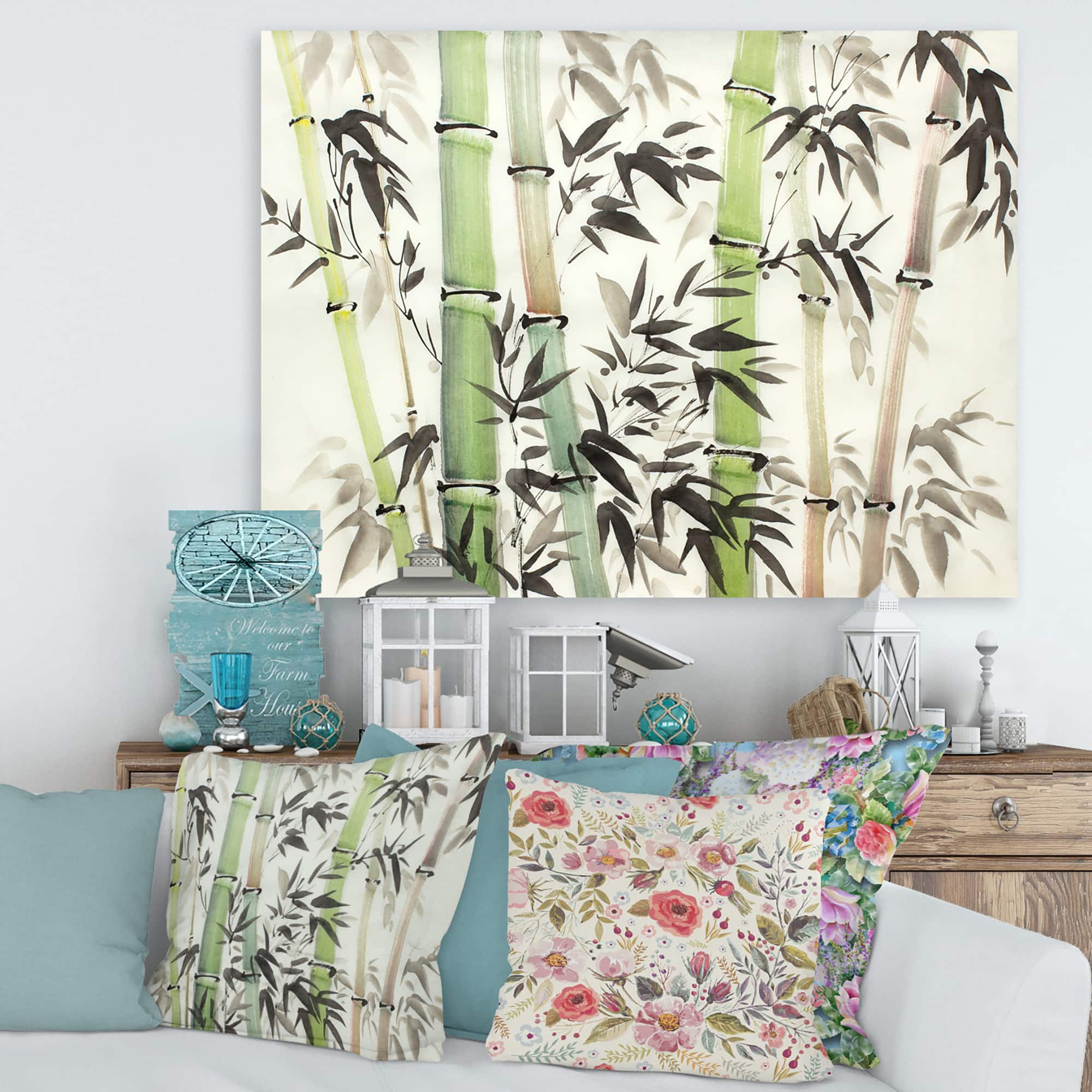 Designart - Bamboo Branches In The Forest II