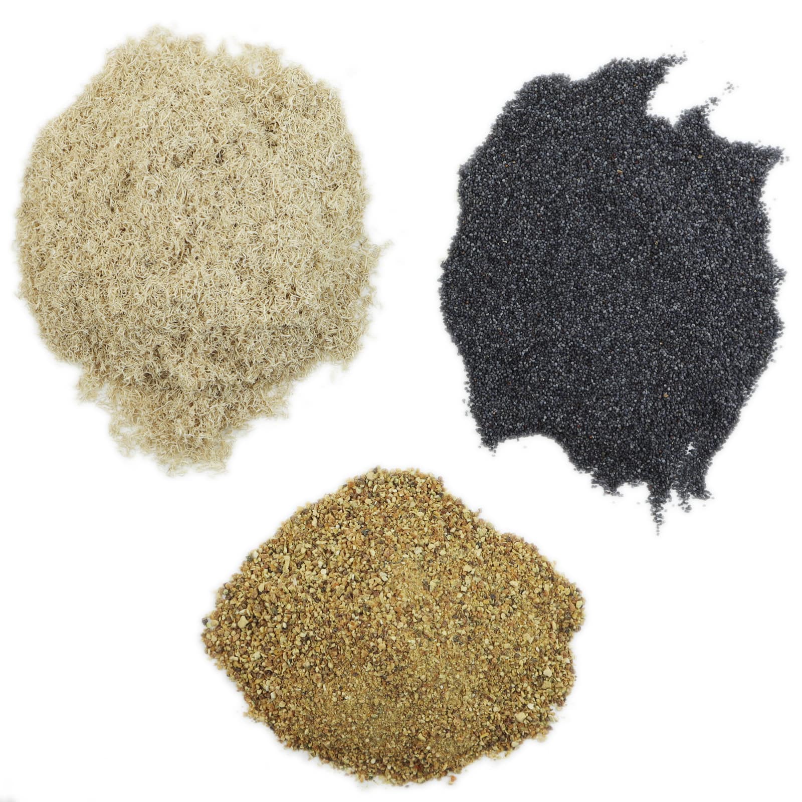 6 Pack: Orange Peel, Poppy Seed & Loofah Powder Bath & Body Base Additive Set by Make Market®