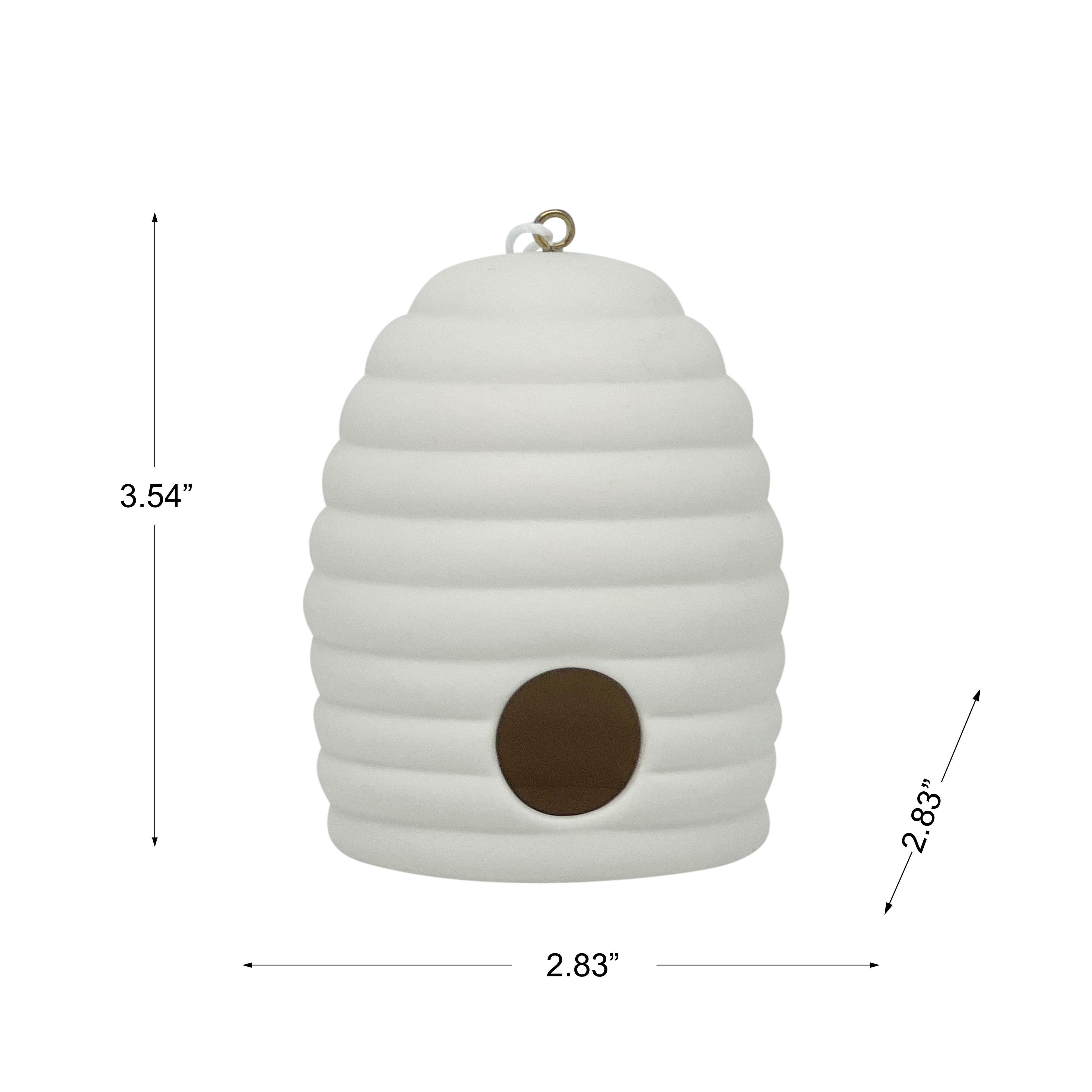 16 Pack: 3.5" Ceramic Beehive Birdhouse by Make Market®