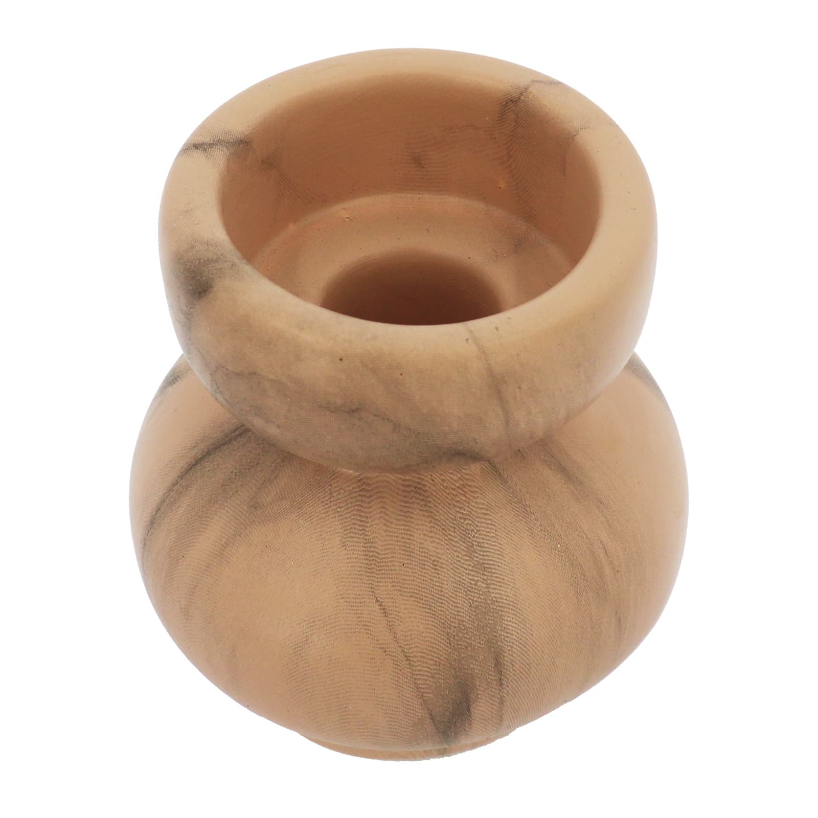 3.5" Pink Marble Ceramic Taper Candle Holder by Ashland®