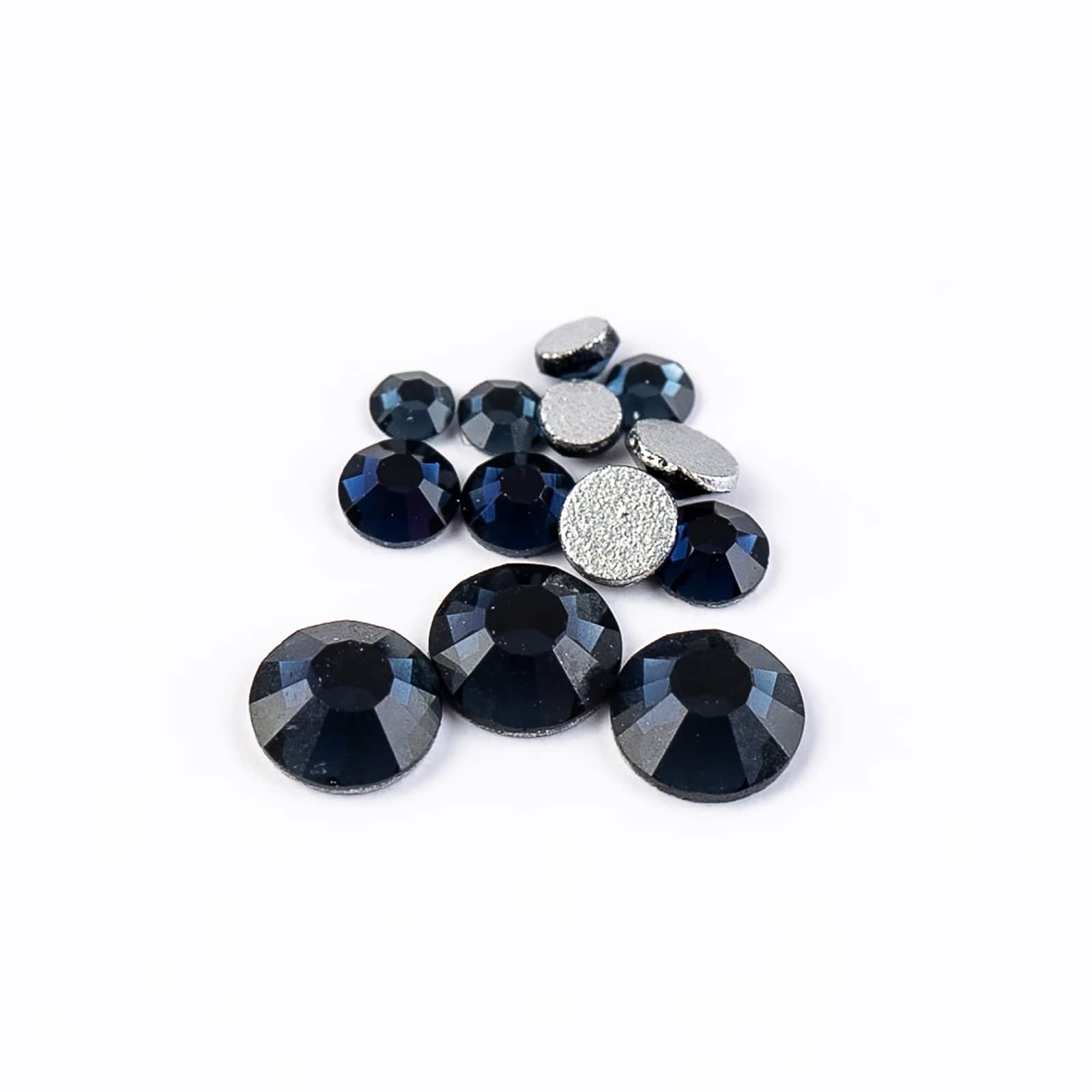 Crystal Lane DIY Assorted Glass Round Flatback Rhinestones Combo