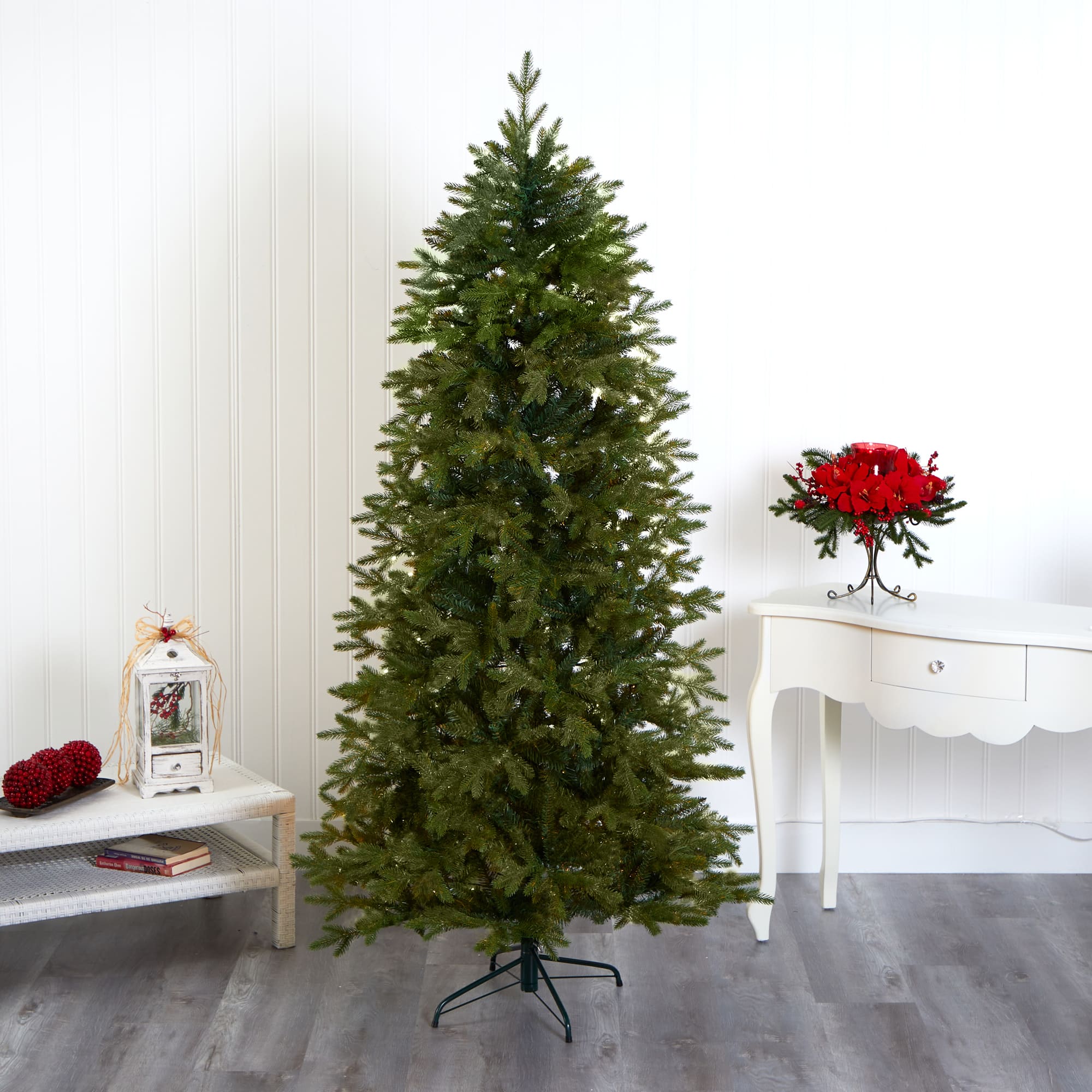 7ft. Unlit Belgium Fir Natural-Look Artificial Christmas Tree