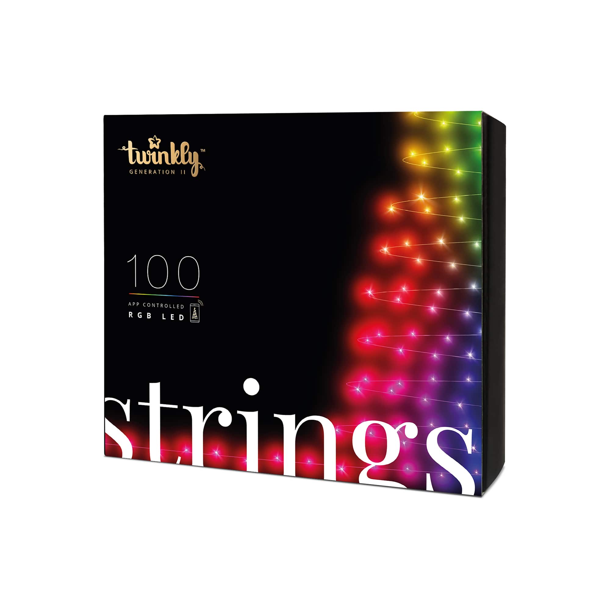 Twinkly™ Gen II 100ct. LED RGB Smart Light Strings